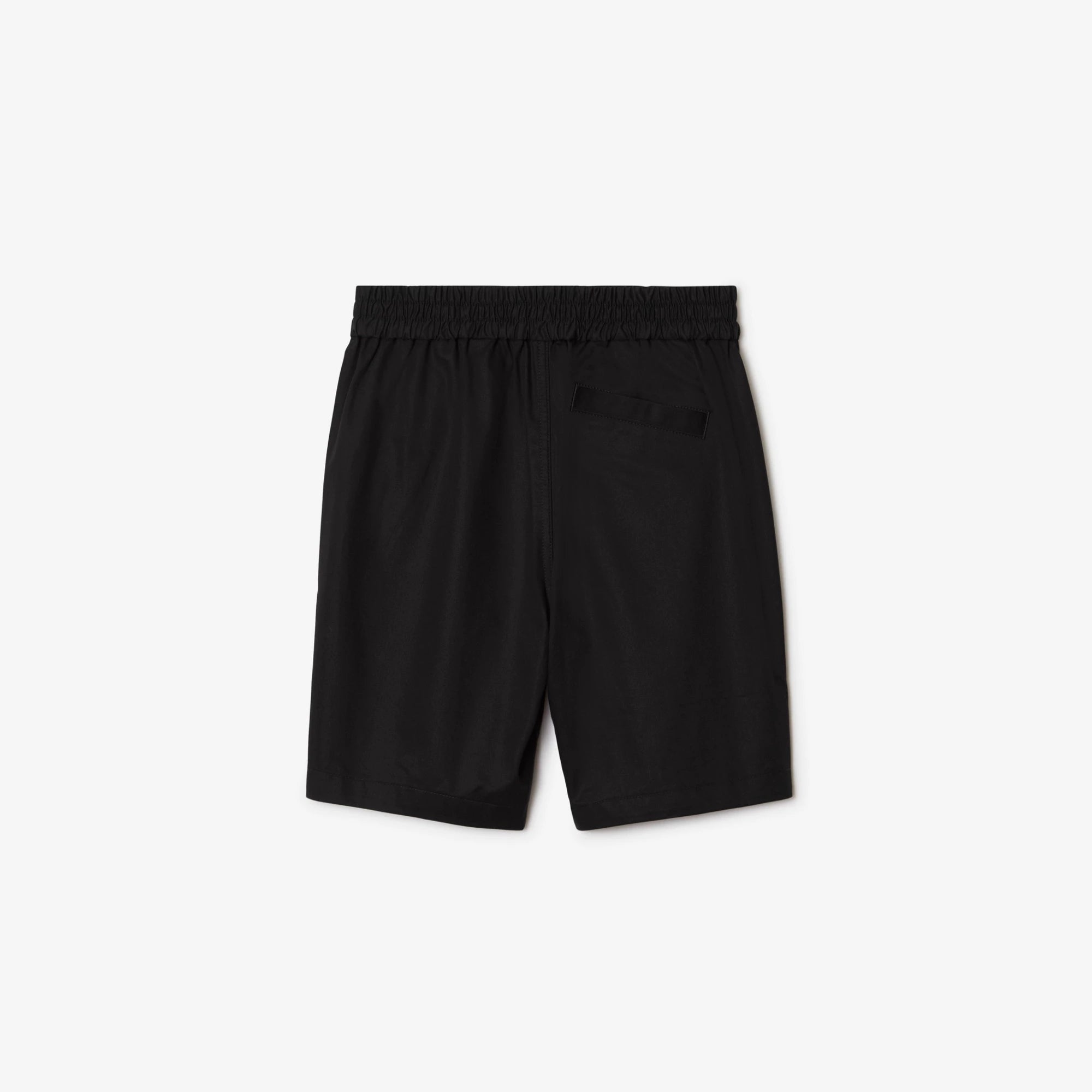 Boys Black Cotton Shorts