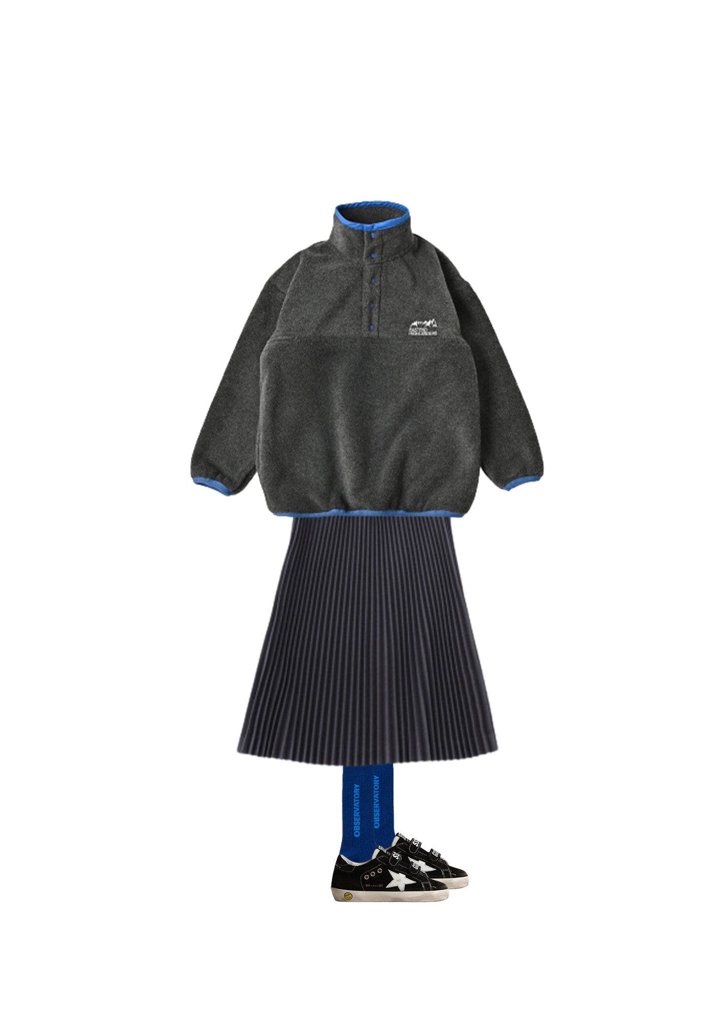 Boys & Girls Black Star Shoes