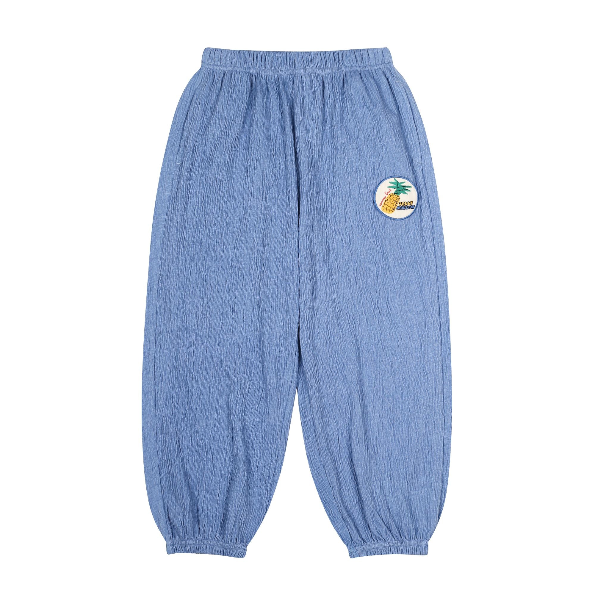 Boys & Girls Blue Cotton Trousers