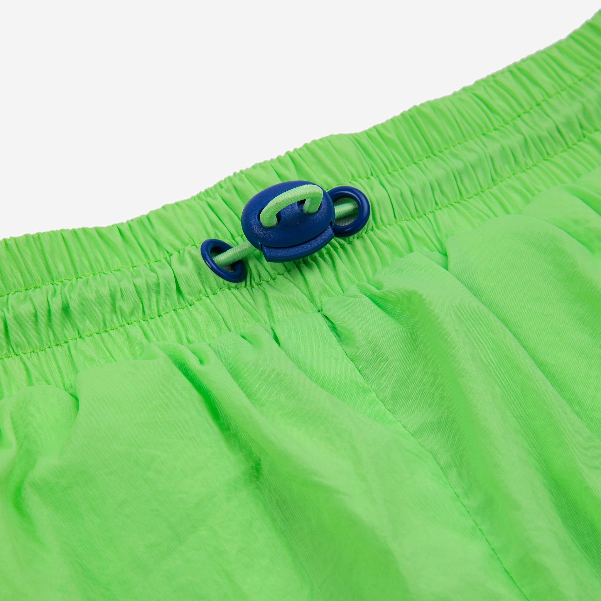 Boys Fluo Green Shorts