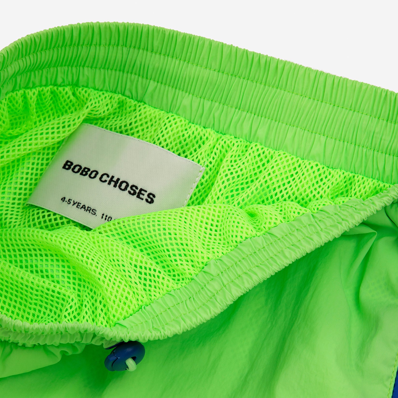 Boys Fluo Green Shorts