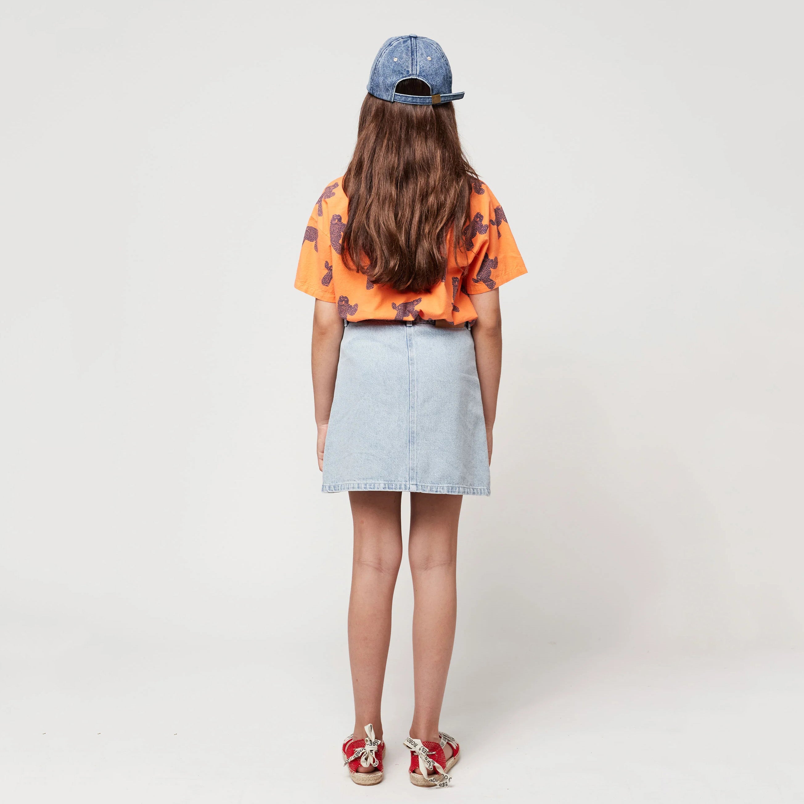 Girls Blue Denim Skirt