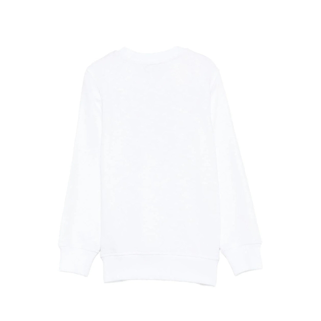 Boys & Girls White Bear Printed Cotton Sweatshirt