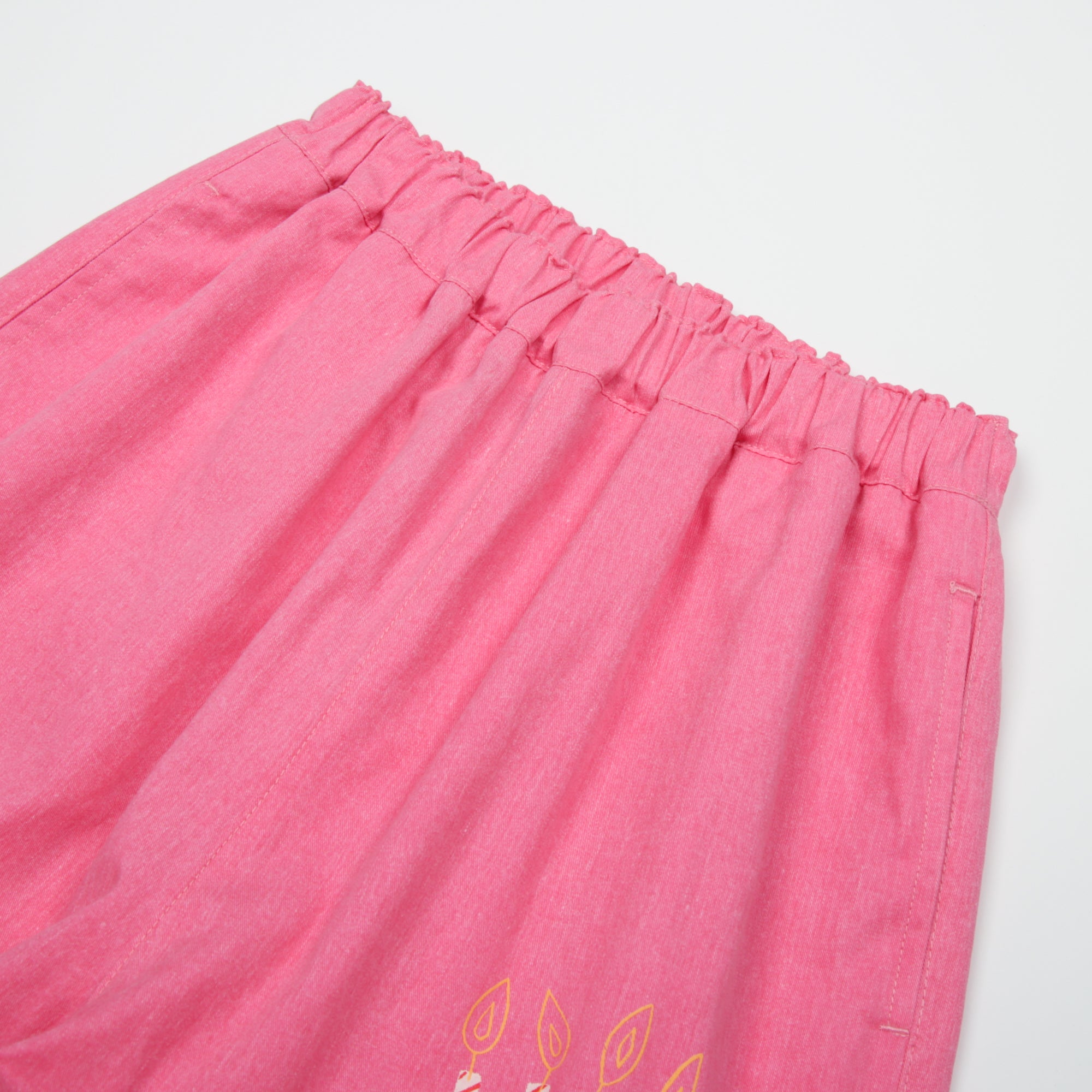 Boys & Girls Pink Cotton Trousers