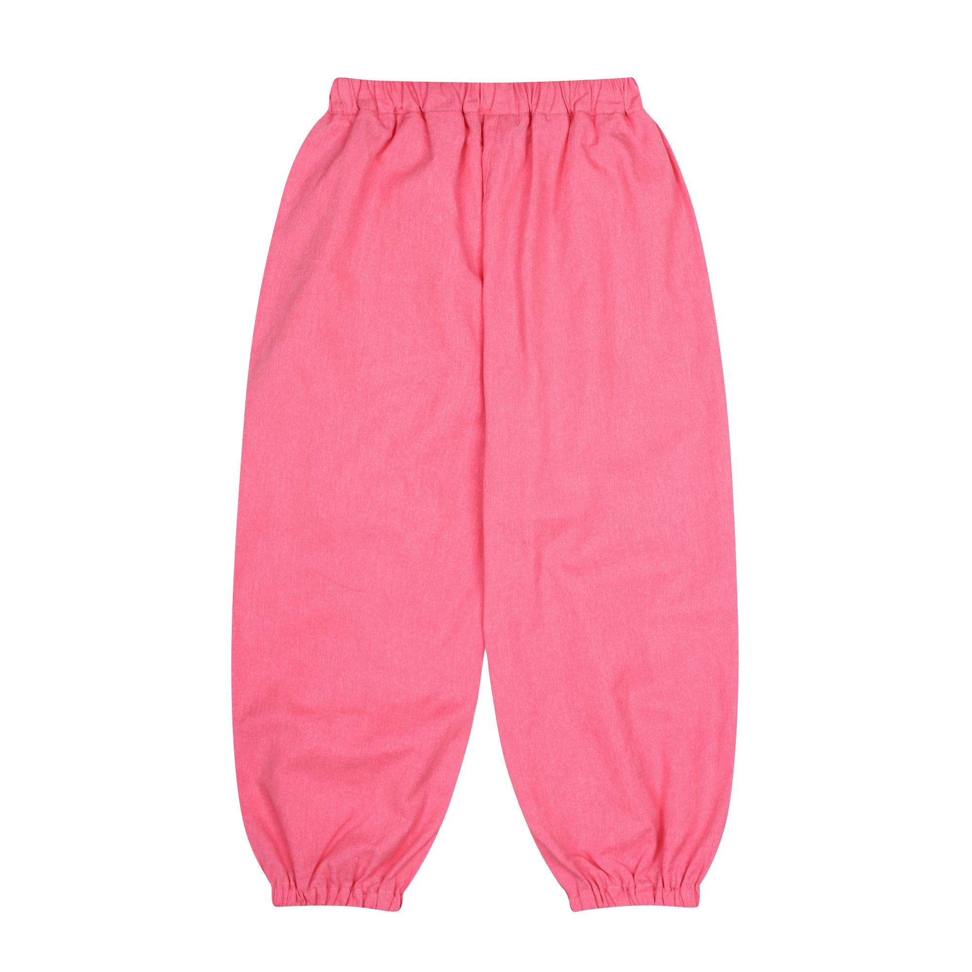 Boys & Girls Pink Cotton Trousers