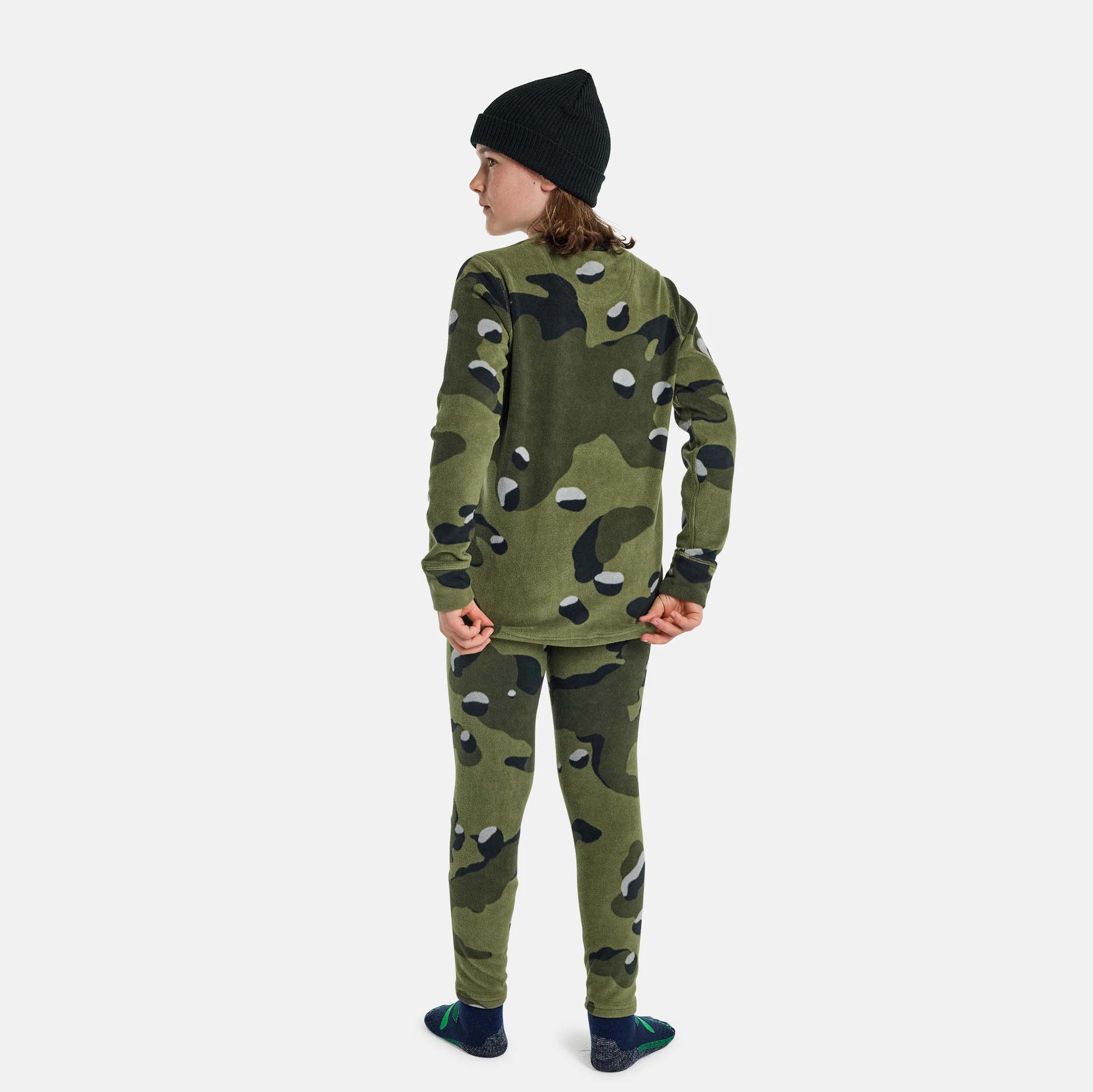 Boys & Girls Green Fleece Warmer Set