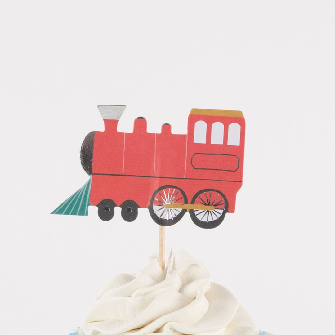 Train Cupcake Kit (x 24 toppers)