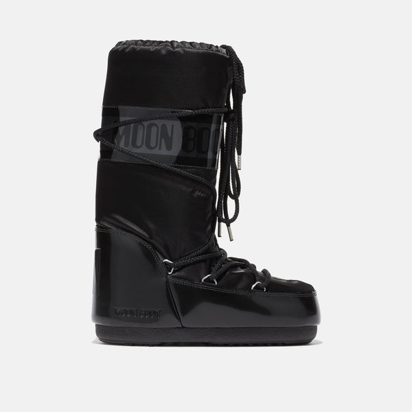Girls Black "ICON" Mid Boots
