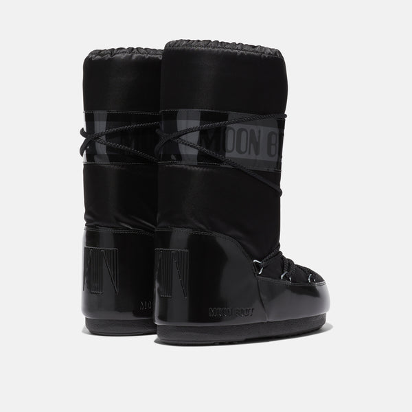 Girls Black "ICON" Mid Boots