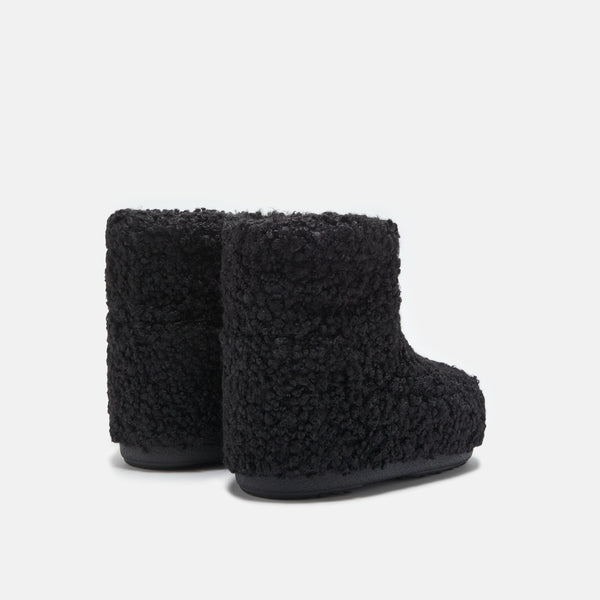 Girls Black "ICON LOW" Short Boots