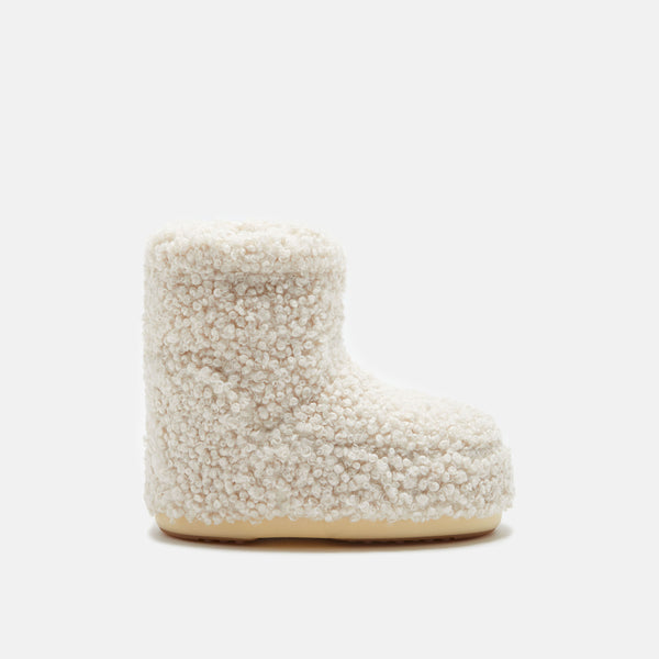 Girls White "ICON LOW" Short Boots