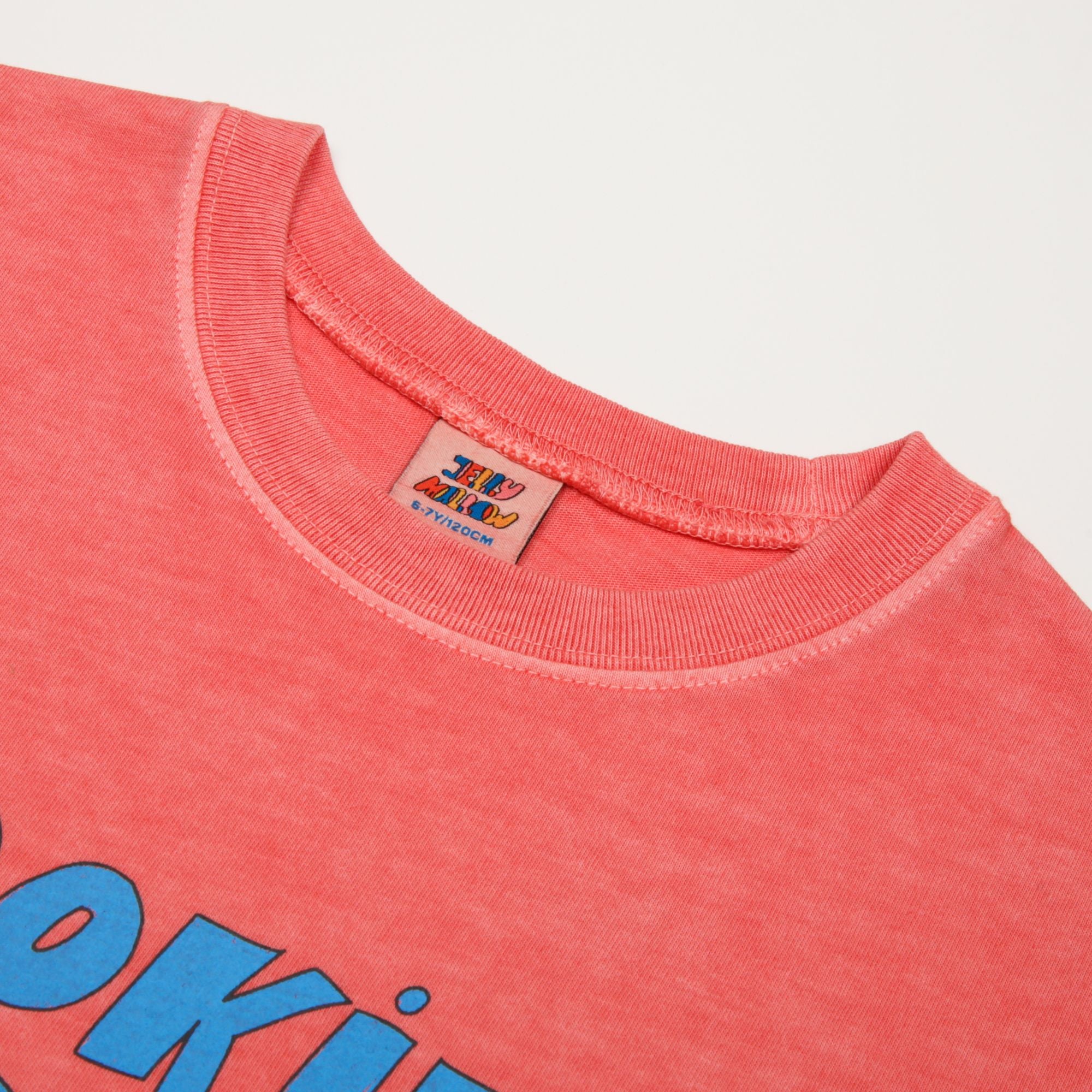 Boys & Girls Red Logo Cotton T-Shirt