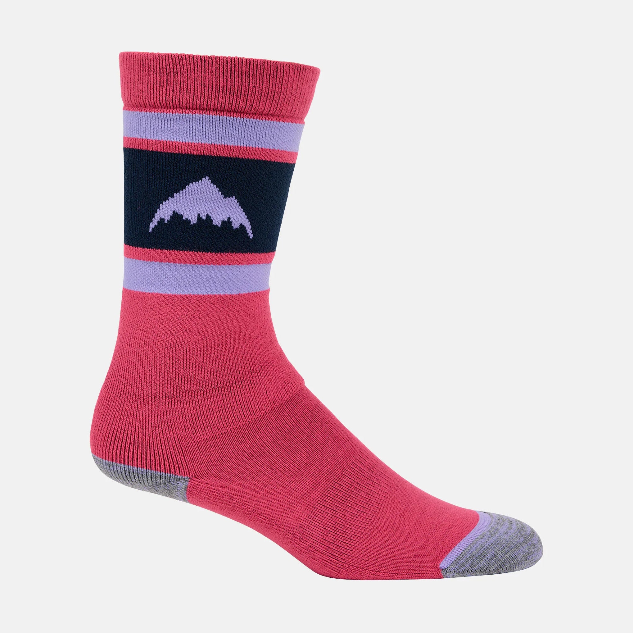 Boys & Girls Fuchsia Logo Snow Socks(2 Pack)