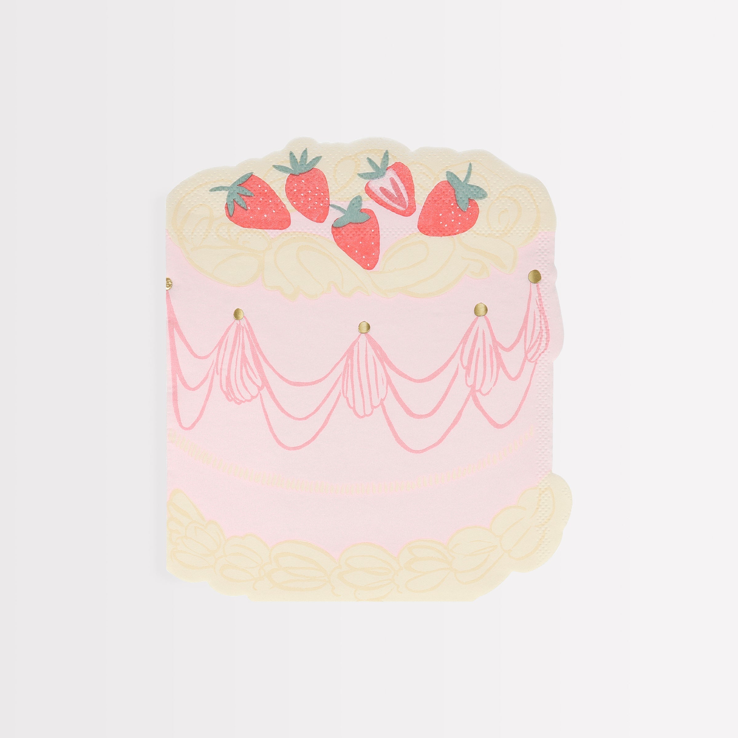 Pink Cake Napkin(16 Pack)