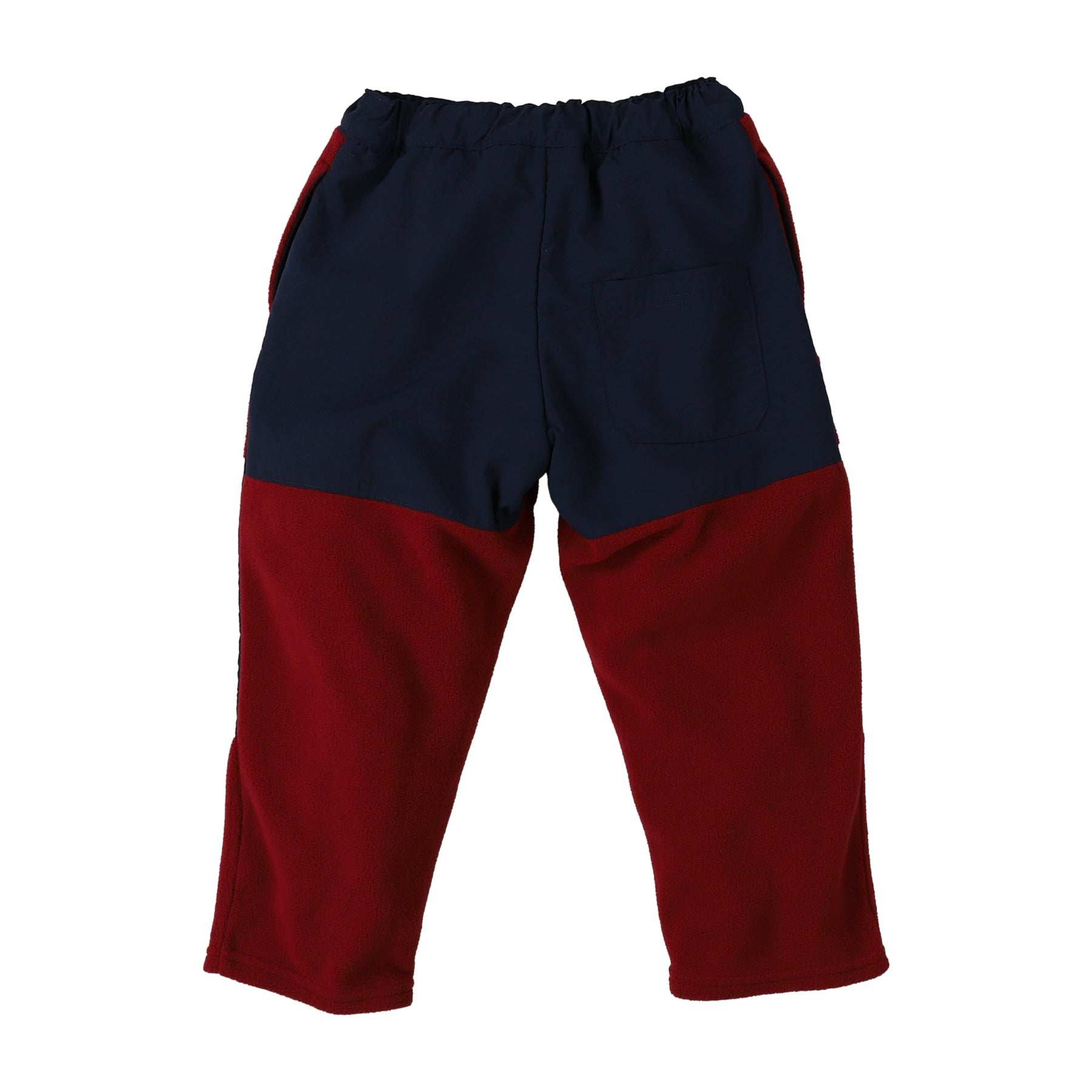 Girls Wine Red Fleece Trousers