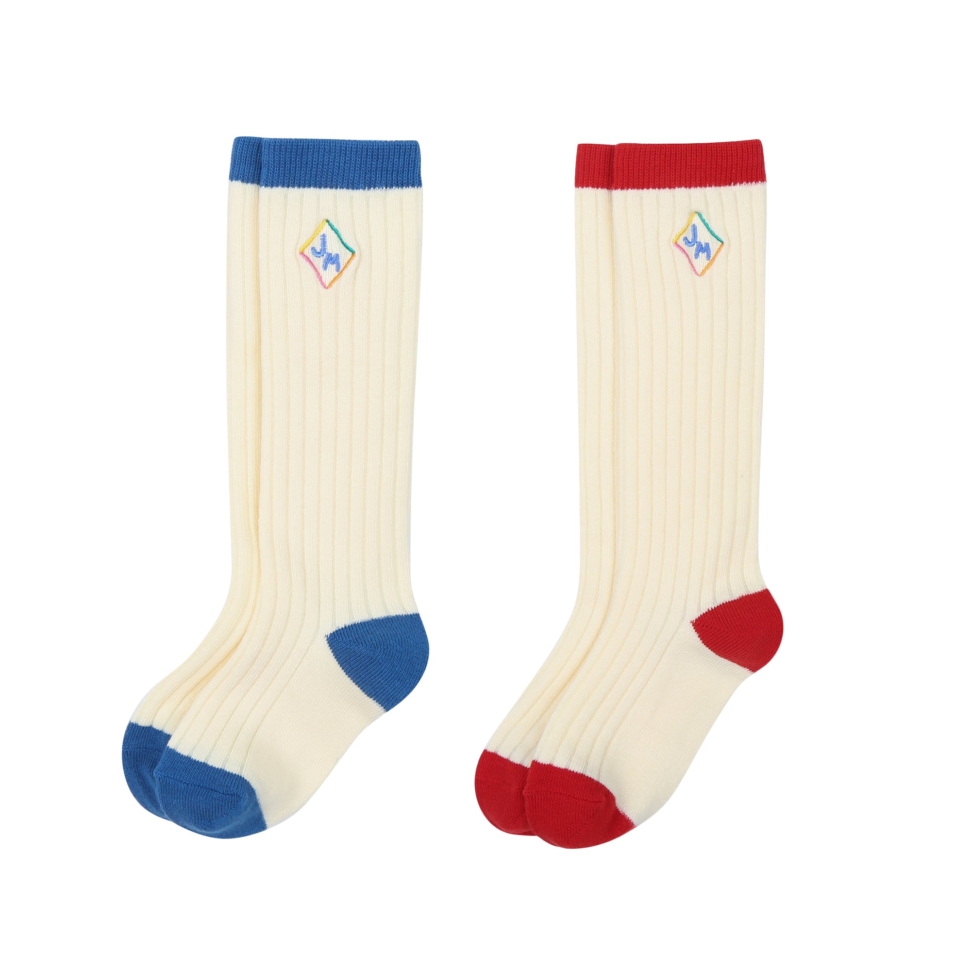 Boys & Girls White Cotton Socks Set(2 Pack)