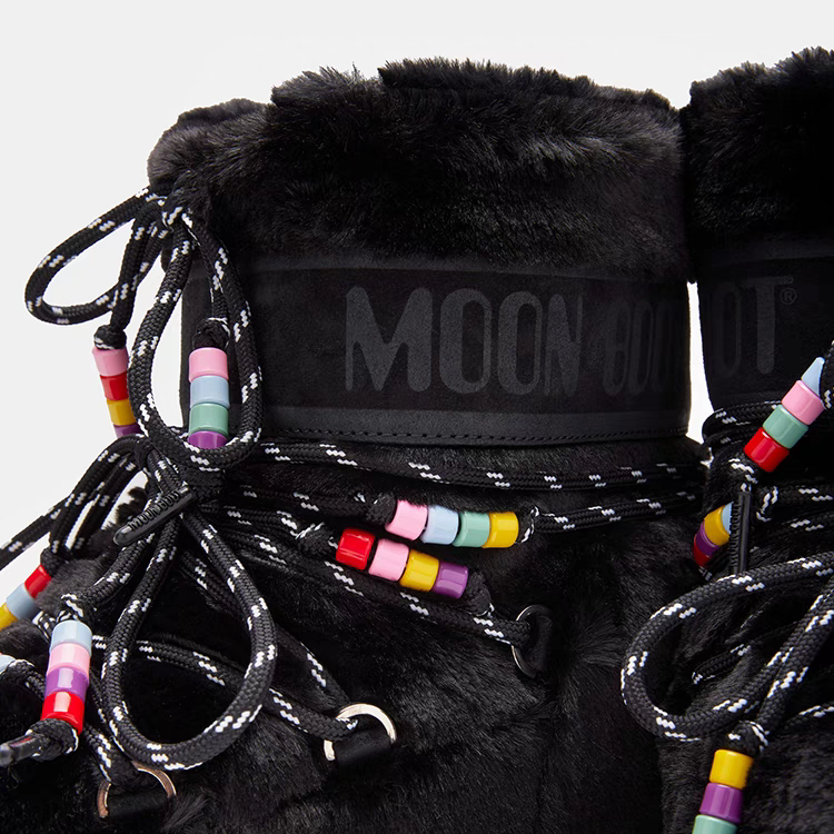 Women Black "ICON LOW" Boots