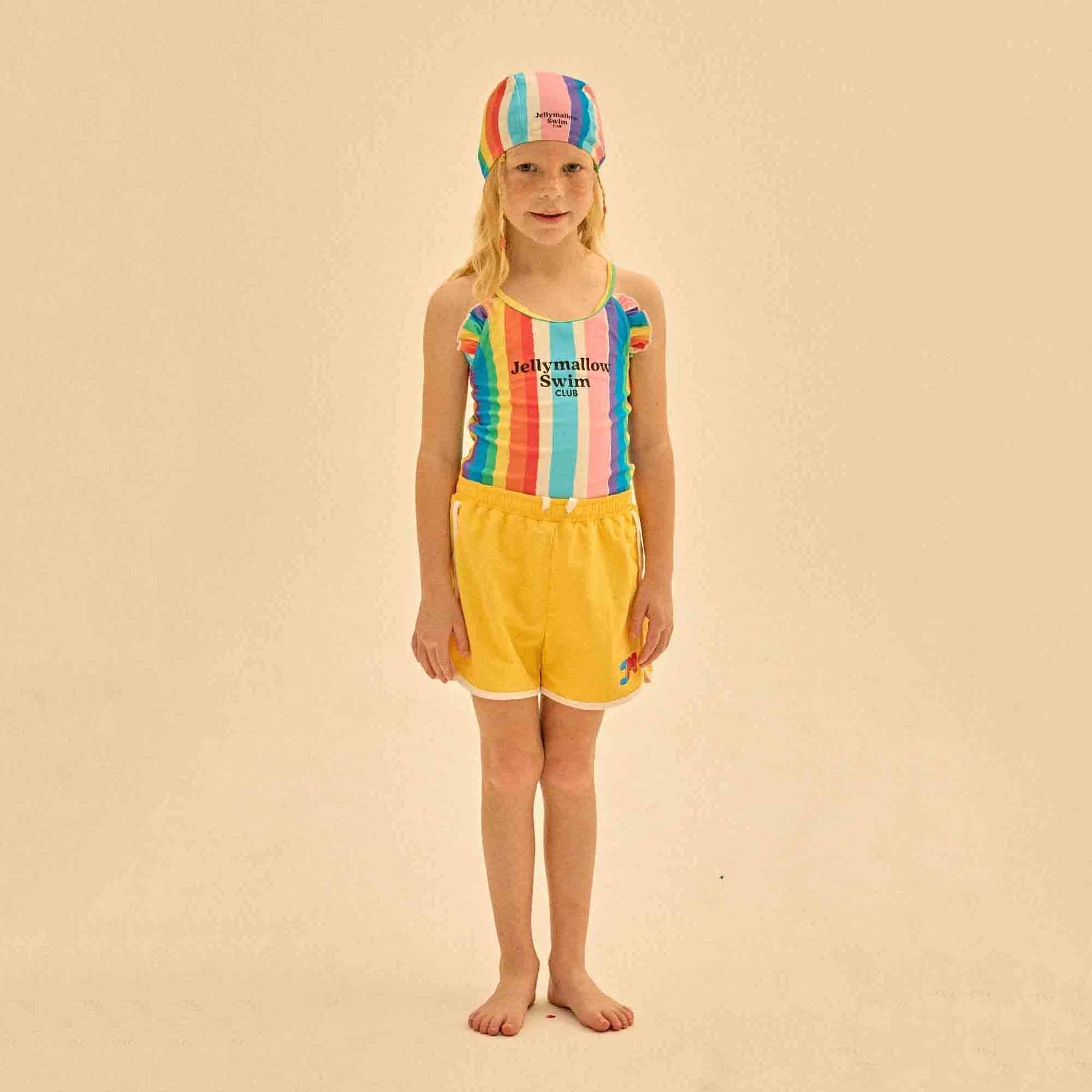 Girls Colorful Stripes Swimsuit Set(2 Pack)