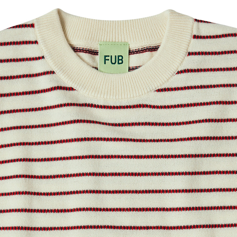 Boys & Girls Red Stripes Cotton T-Shirt