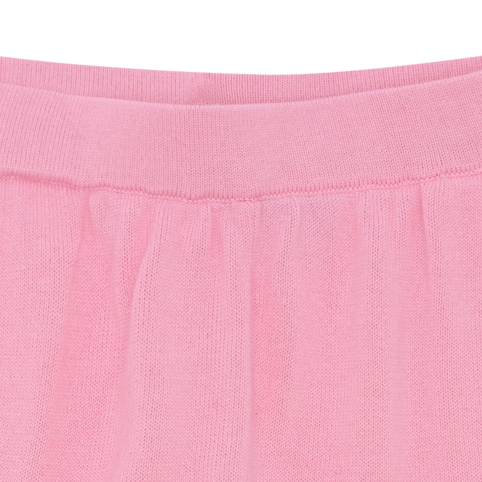 Boys & Girls Pink Cotton Knit Shorts