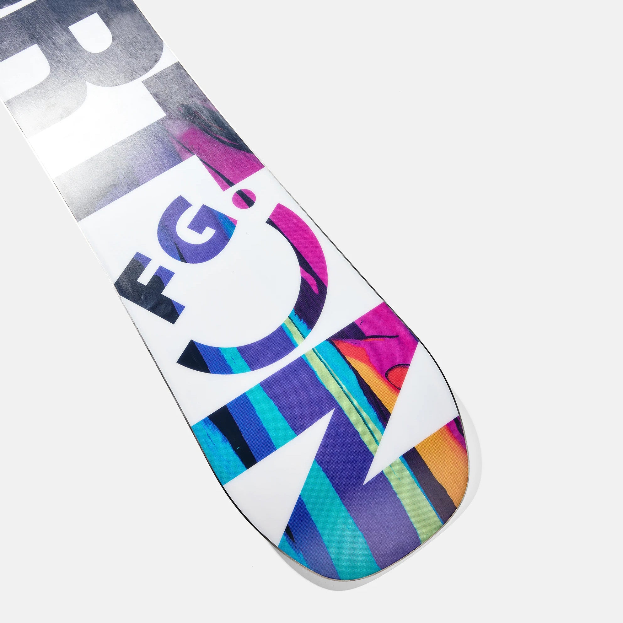 Boys & Girls White Logo Snowboard