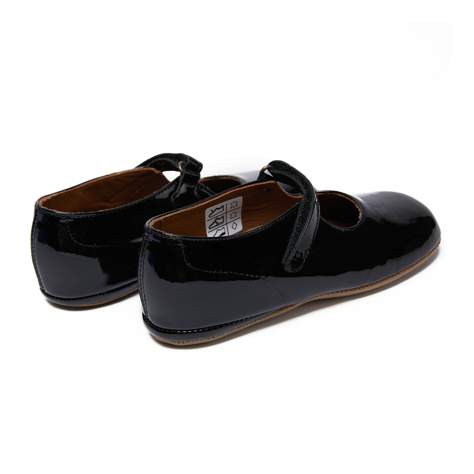 Girls Black Flat Shoes