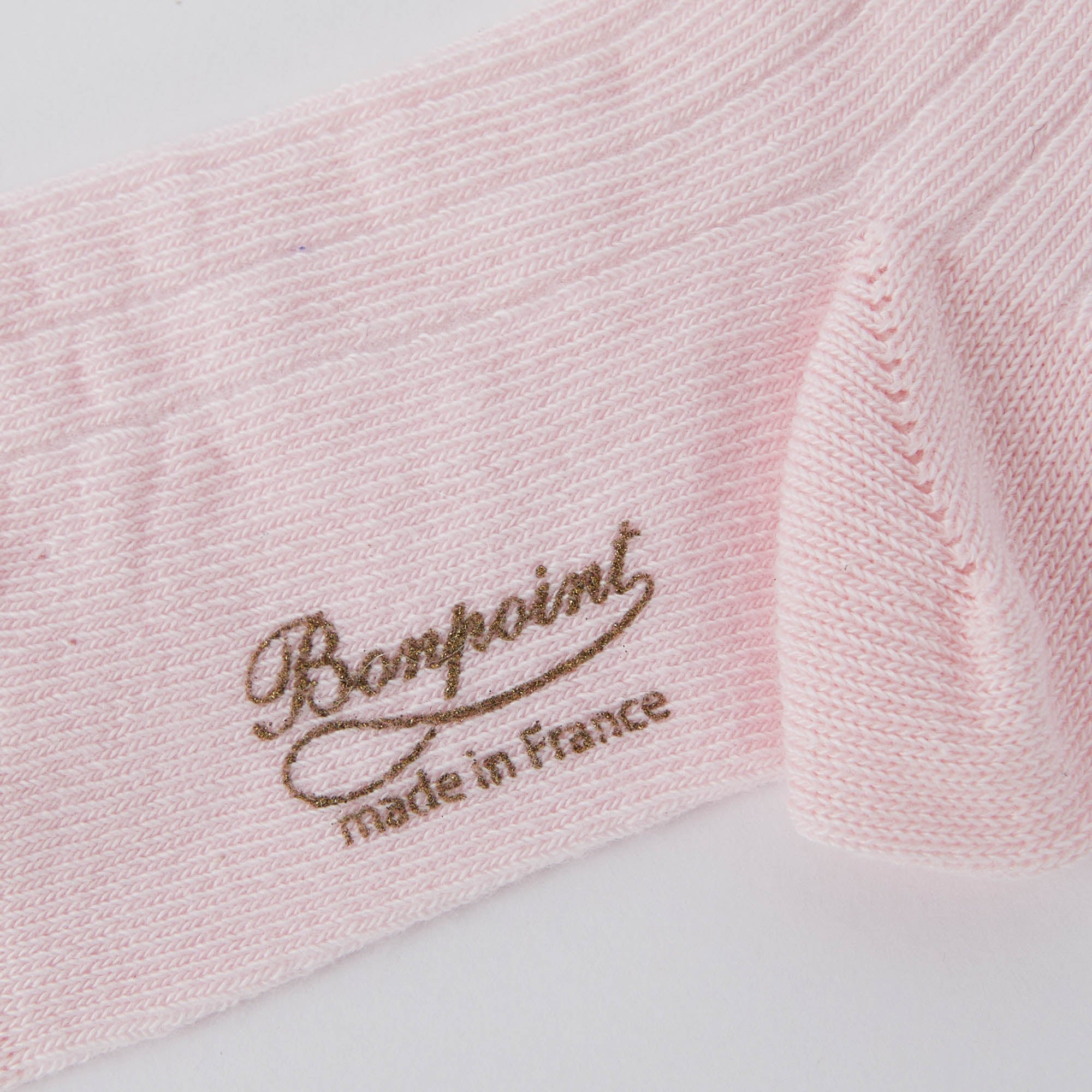 Girls Pink Logo Cotton Socks