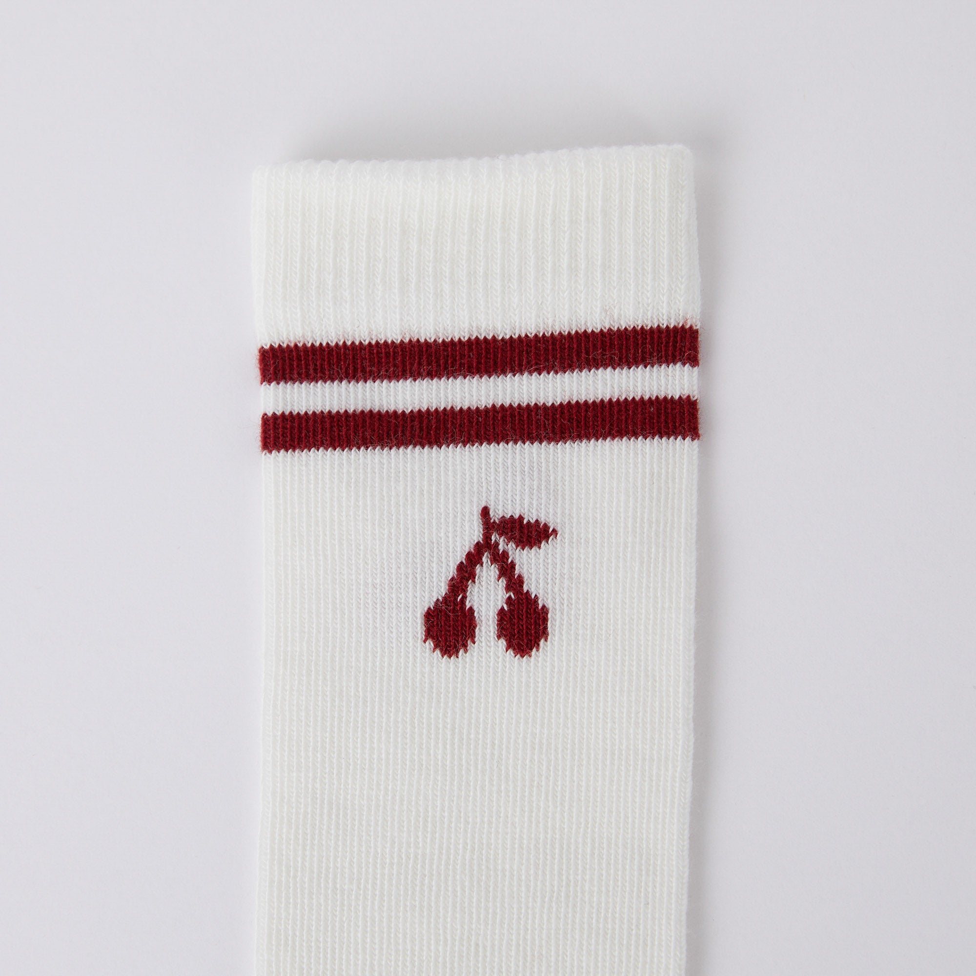 Girls White Logo Cotton Socks