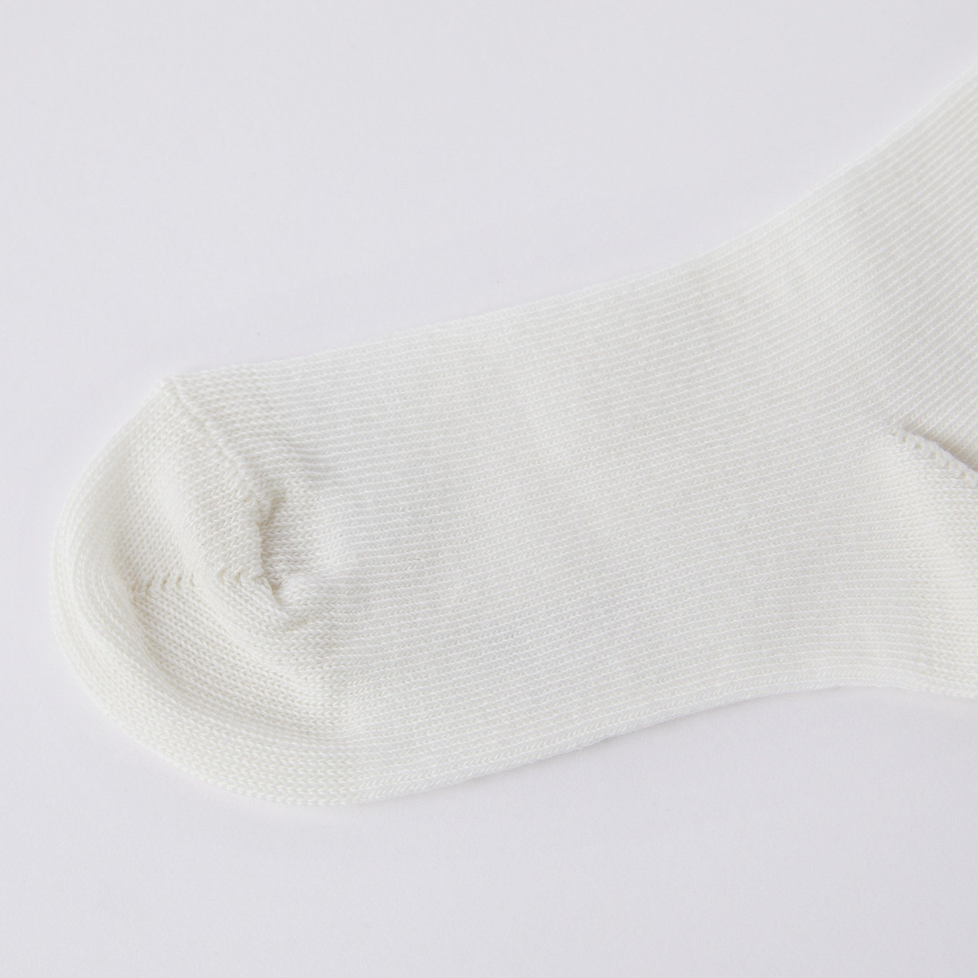 Girls White Logo Cotton Socks