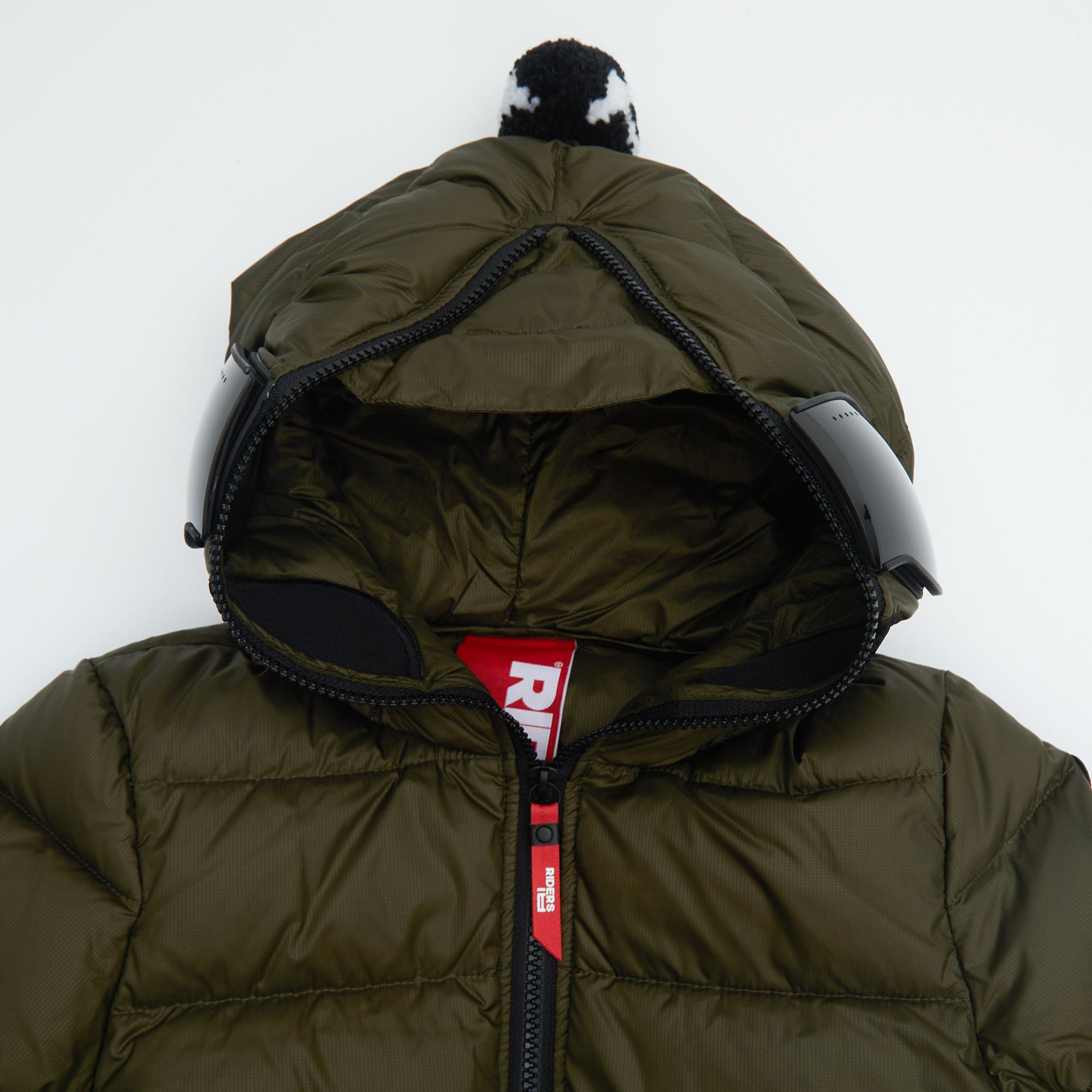 Boys & Girls Olive Padded Down Jacket
