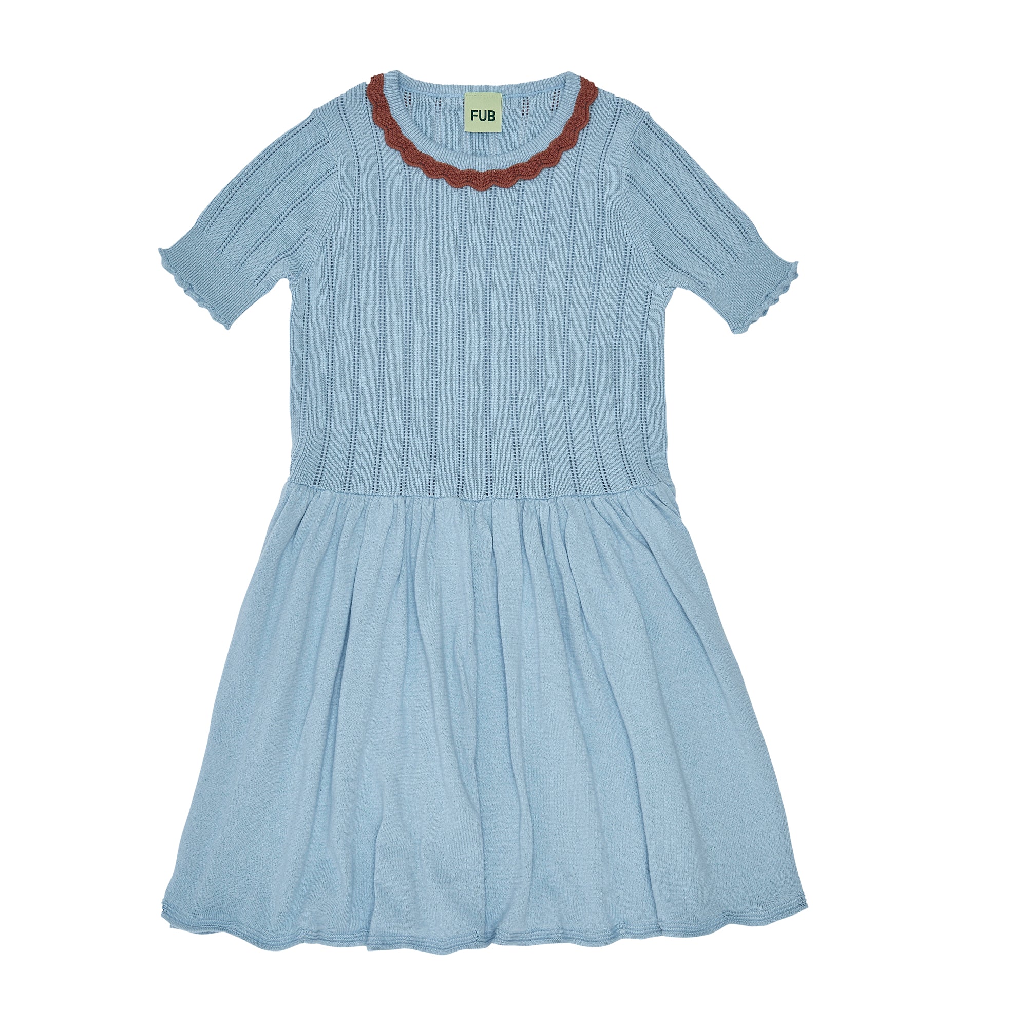 Girls Blue Cotton Dress
