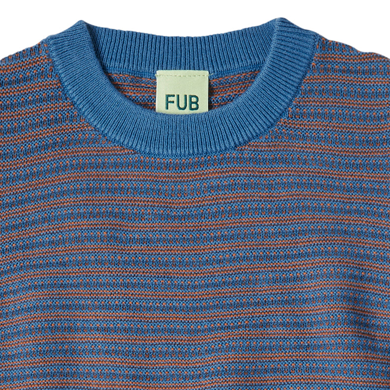 Boys & Girls Blue Stripes Cotton T-Shirt