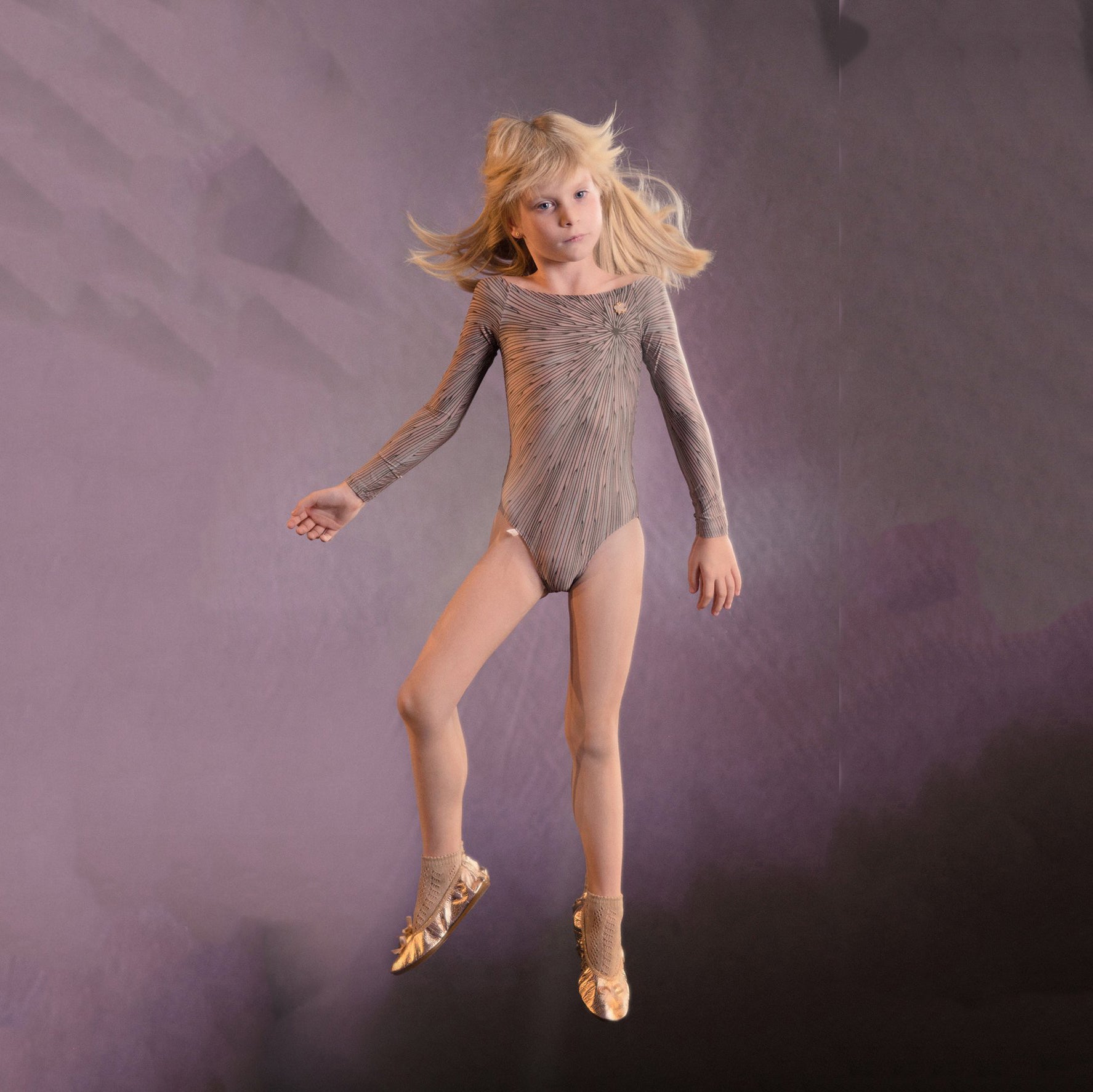 Girls Lavender Ballet Onesies