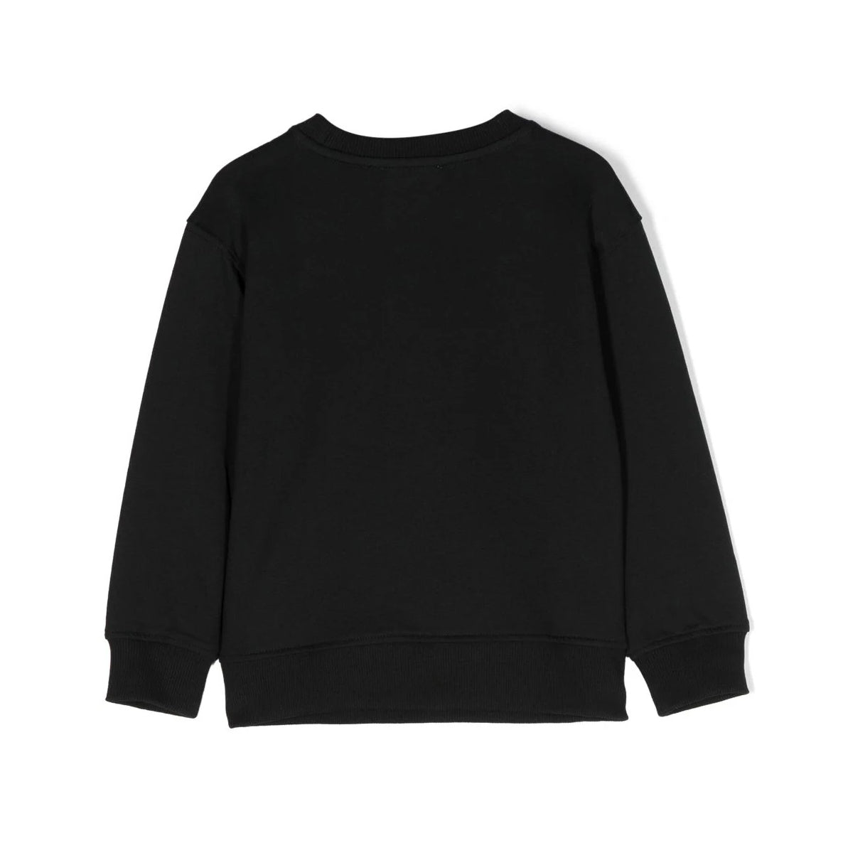 Boys & Girls Black Printed Cotton Sweatshirt