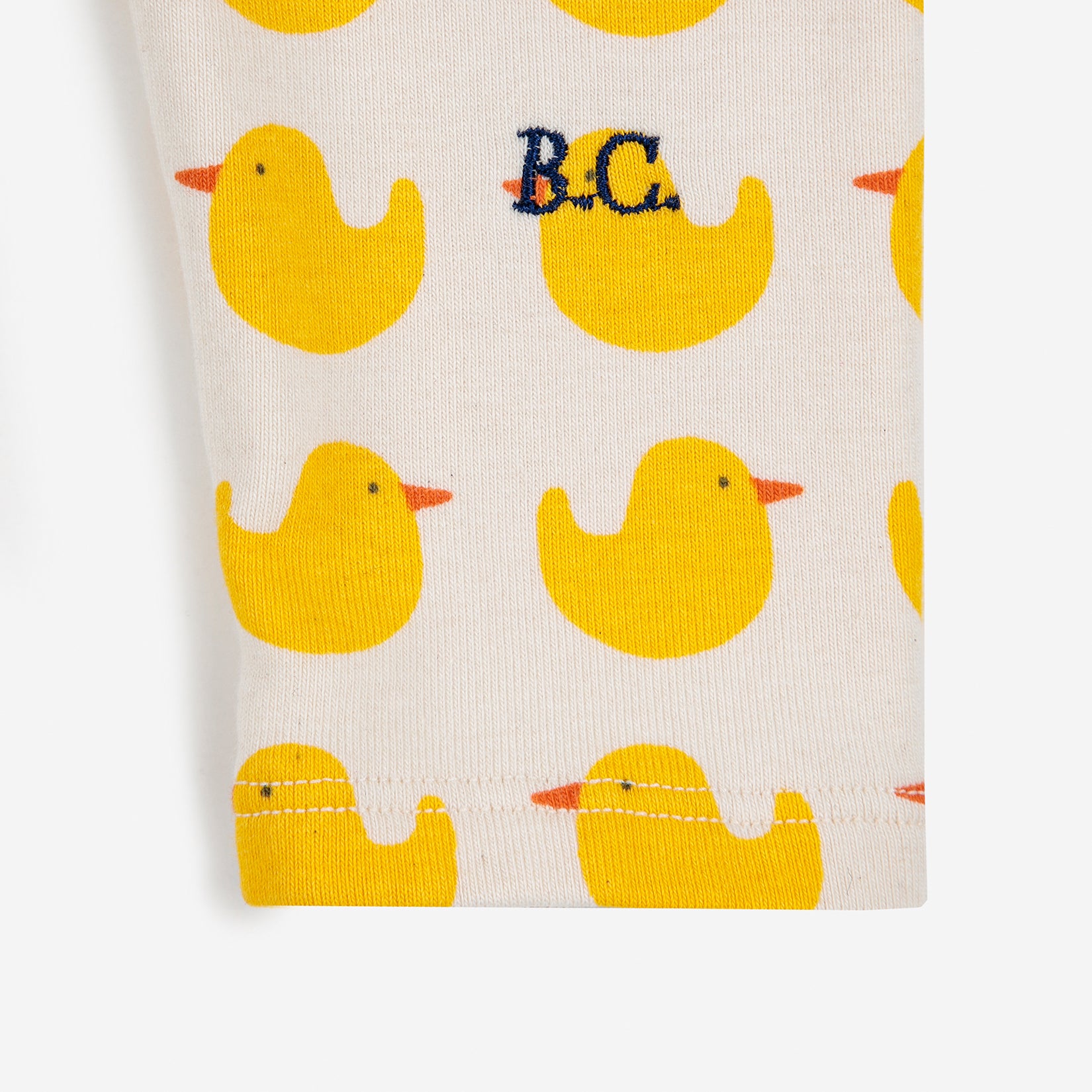 Baby Boys & Girls Yellow Printed Cotton Leggings