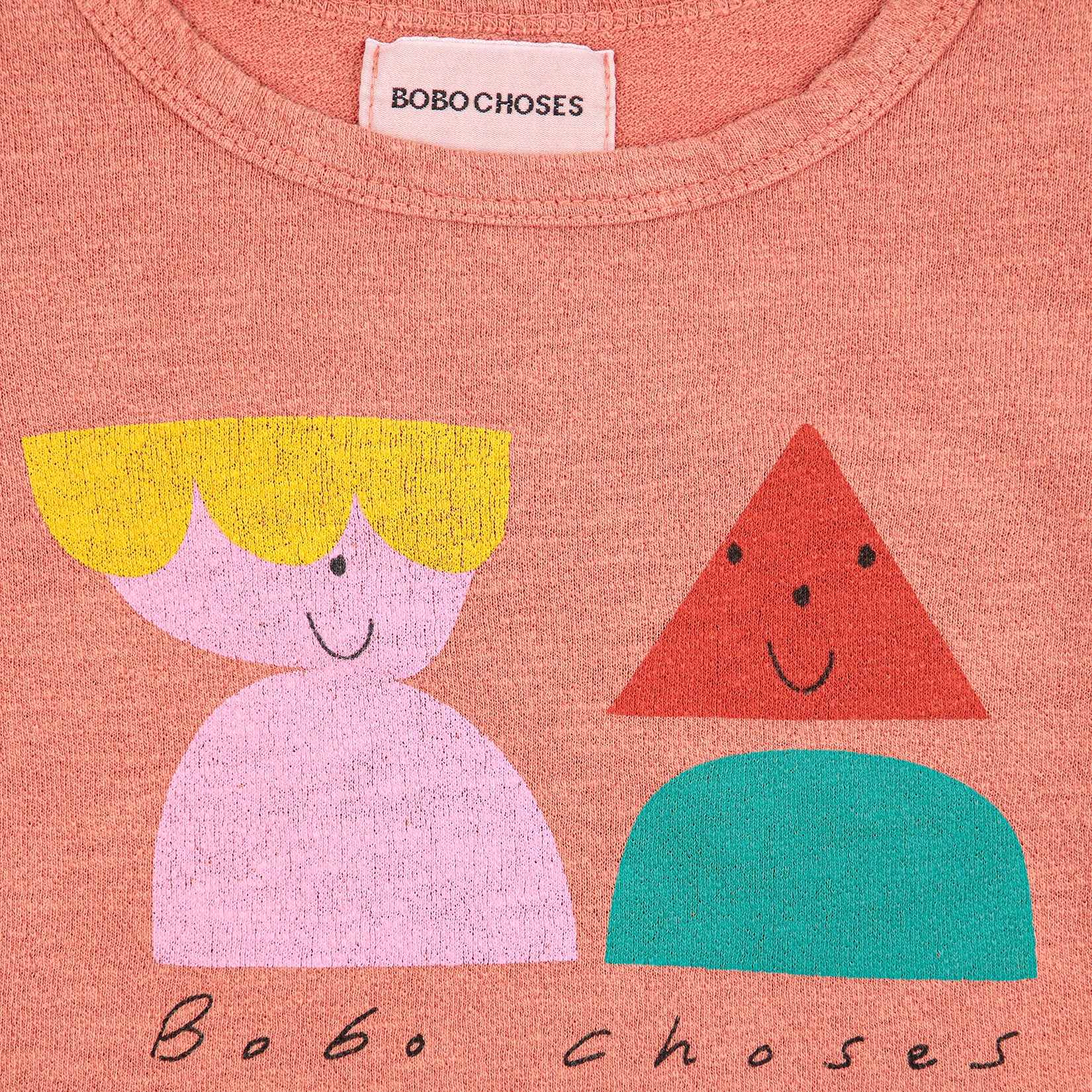 Girls Pink Printed Cotton T-Shirt