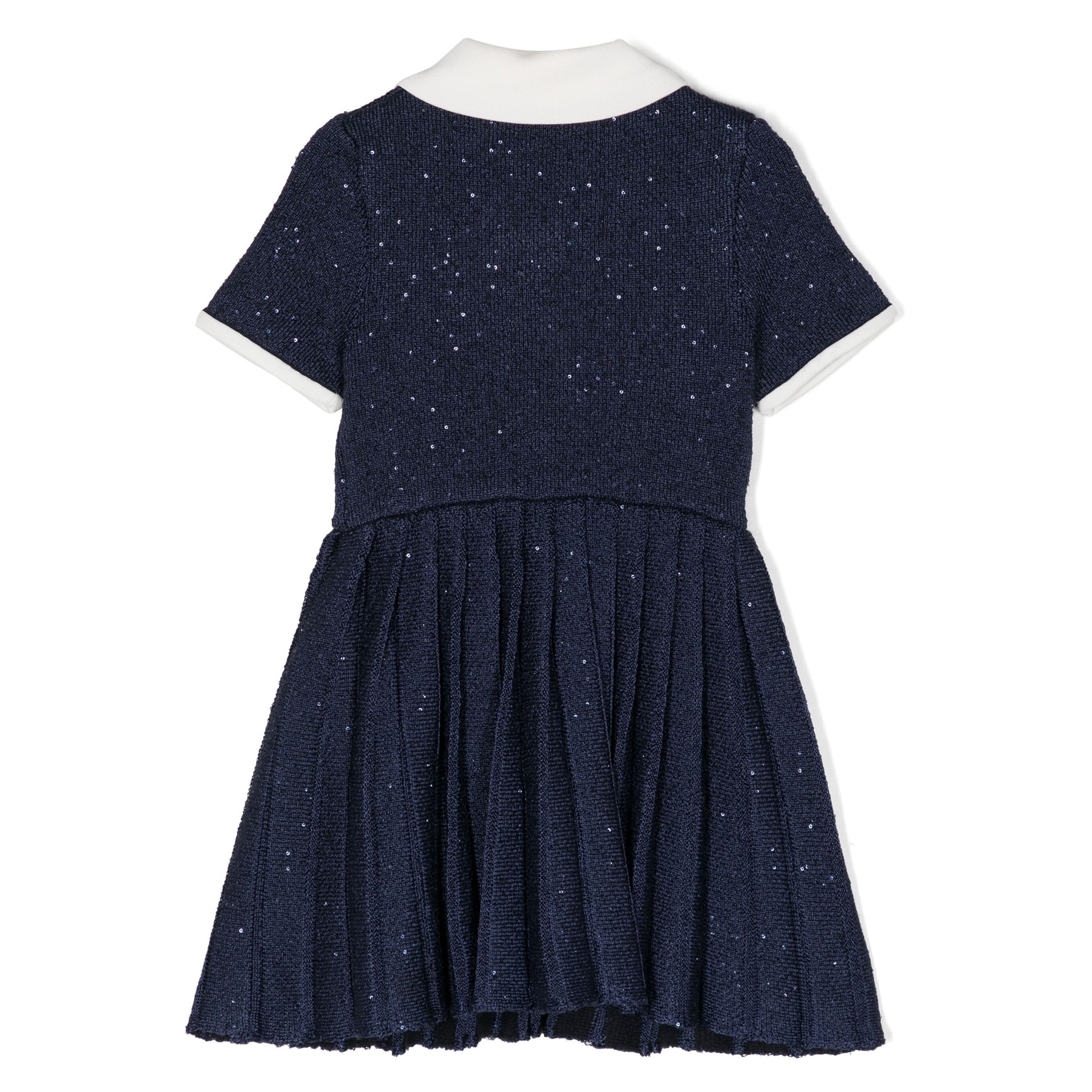 Girls Blue Sequin Dress