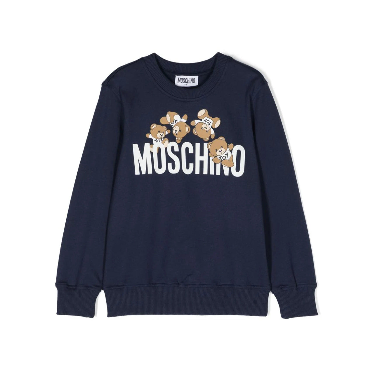 Boys & Girls Navy Teddy Bear Cotton Sweatshirt