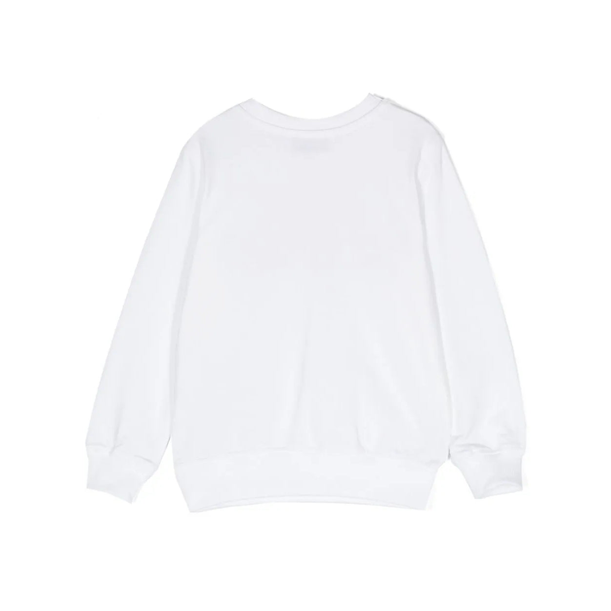 Boys & Girls White Teddy Bear Cotton Sweatshirt