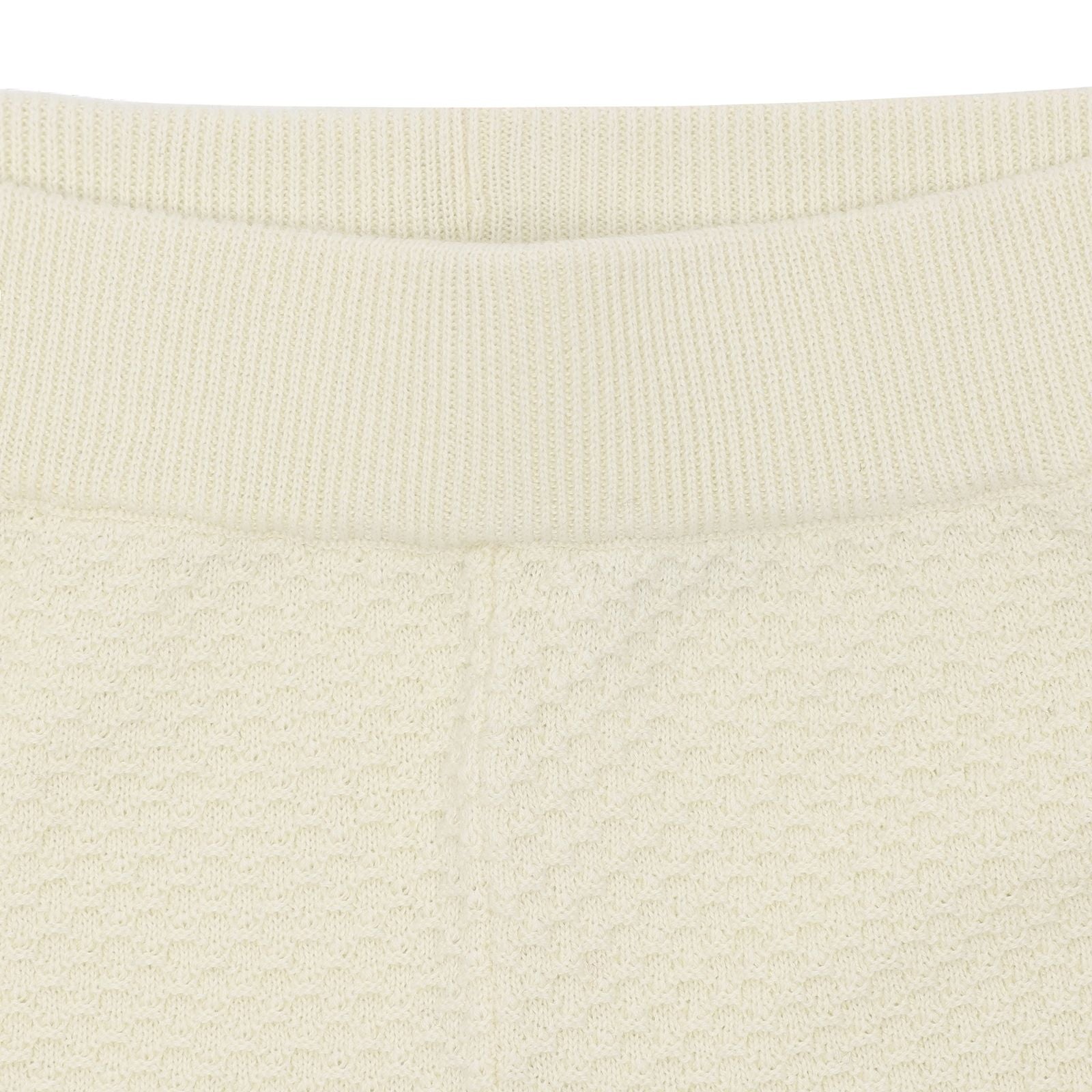 Boys & Girls White Cotton Shorts