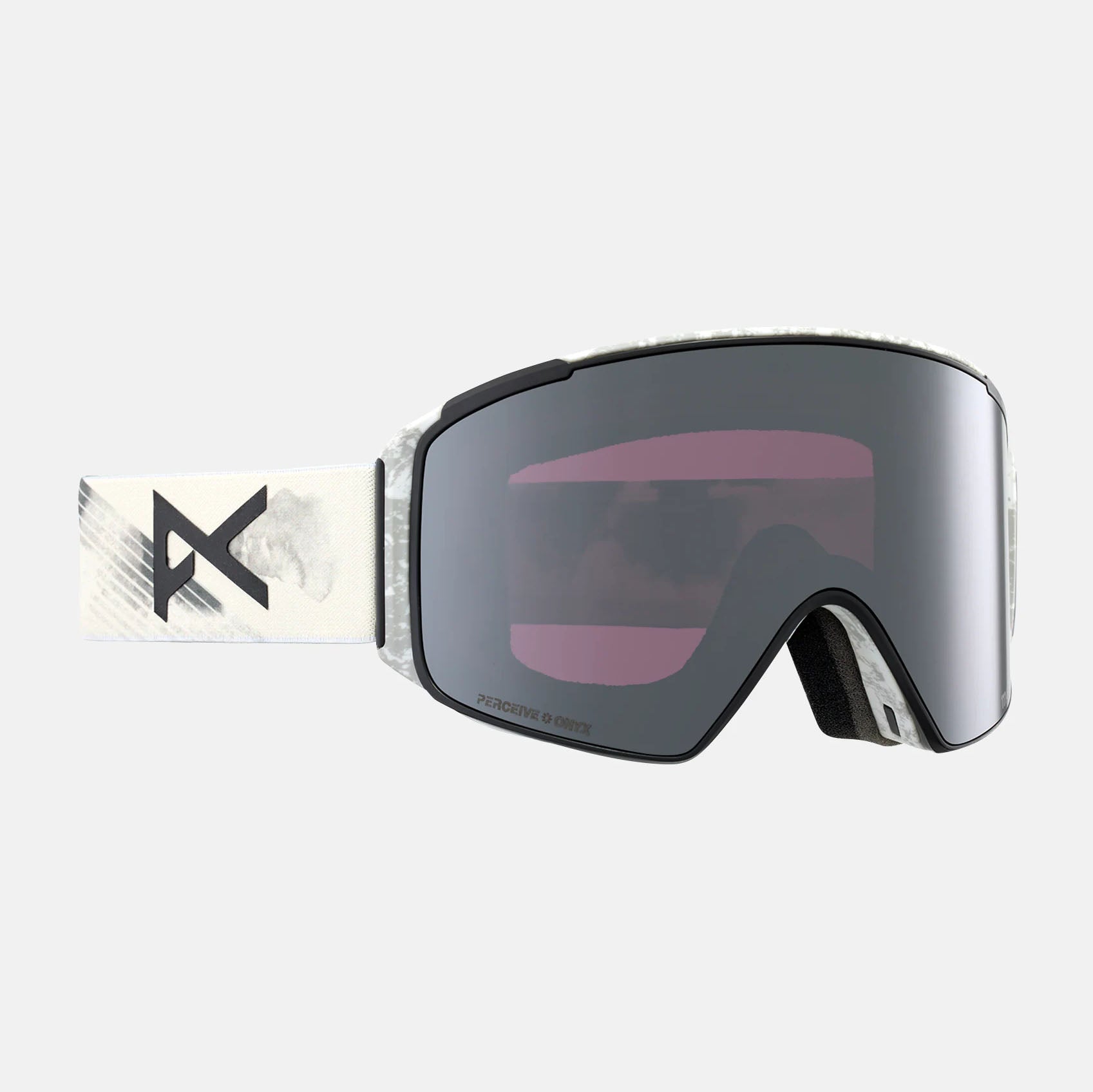 White Ski Sunglasses & Warmer Hat Set(ANON M4S)