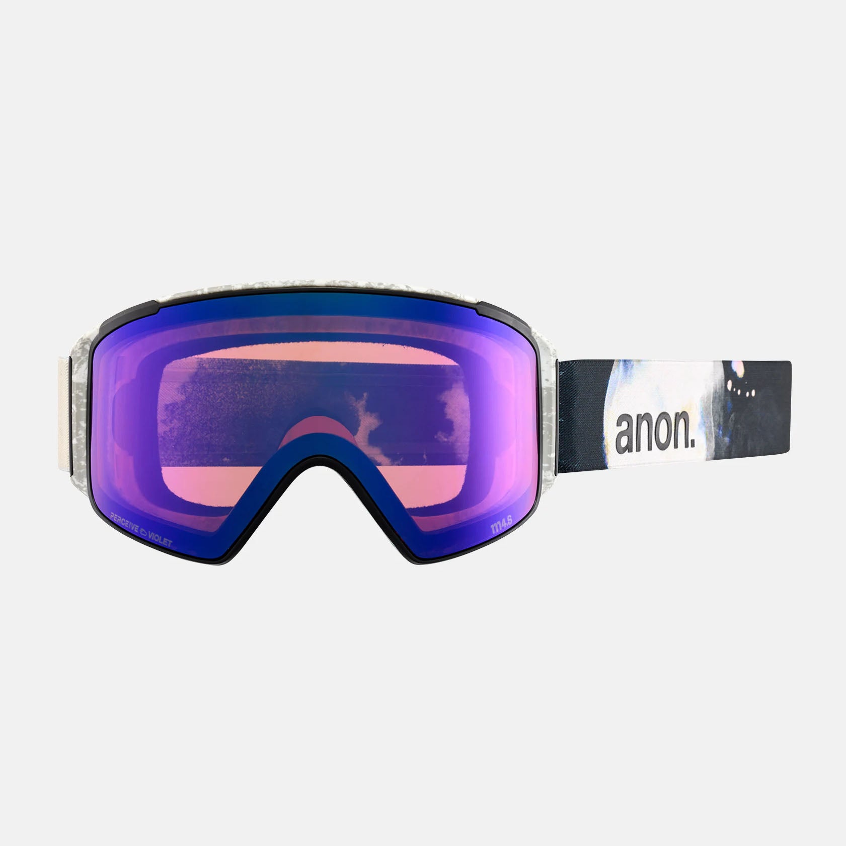 White Ski Sunglasses & Warmer Hat Set(ANON M4S)