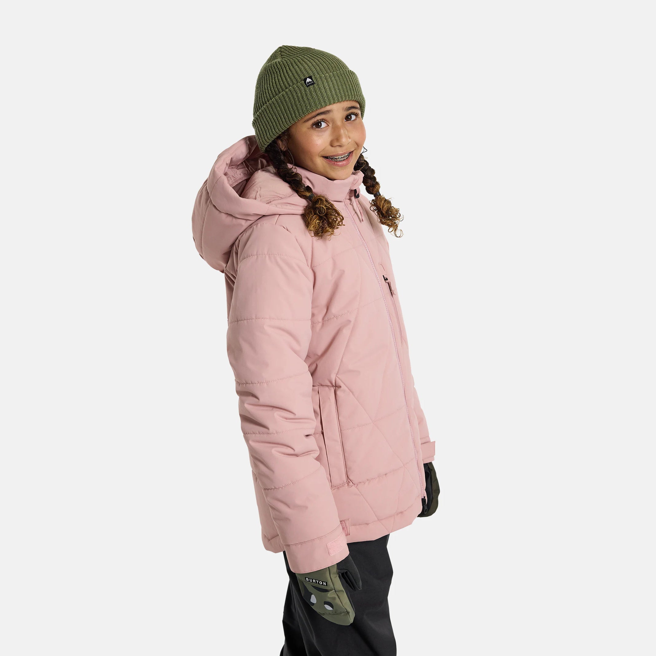 Girls Pink Snow Jacket