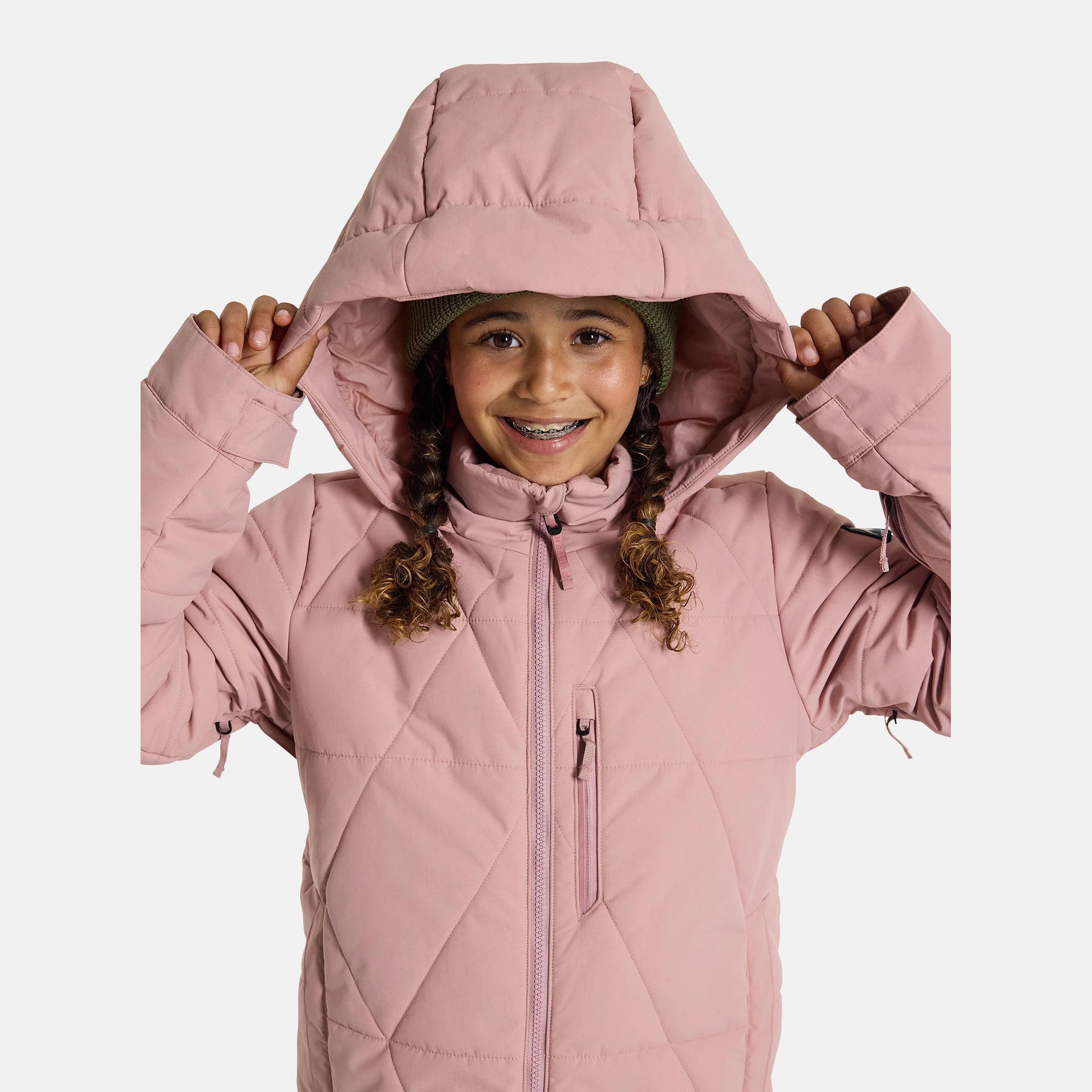 Girls Pink Snow Jacket