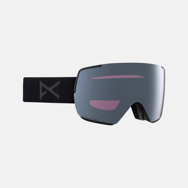 Boys & Girls Black Ski Sunglasses & Warmer Hat Set(ANON M5S)