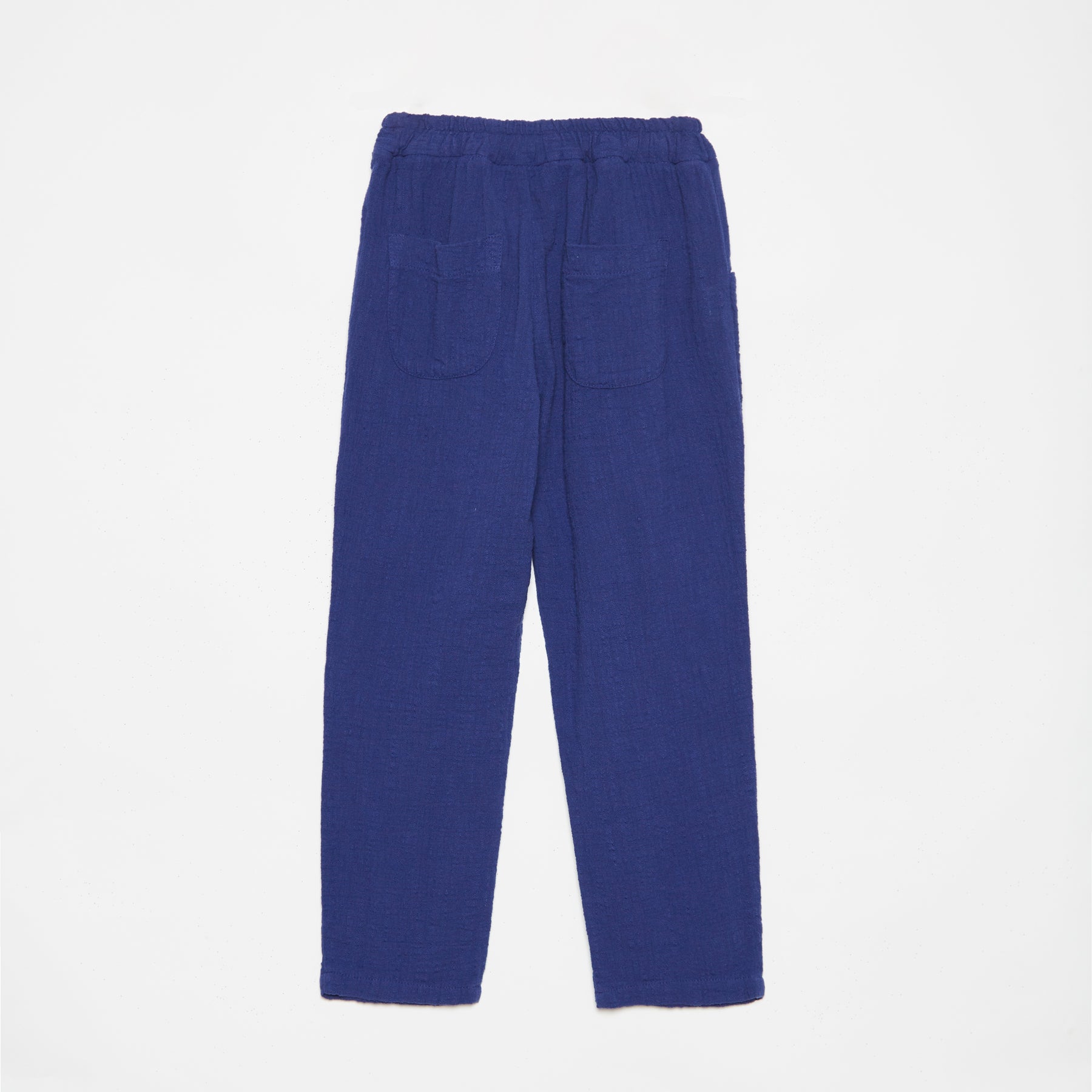 Boys & Girls Blue Cotton Trousers