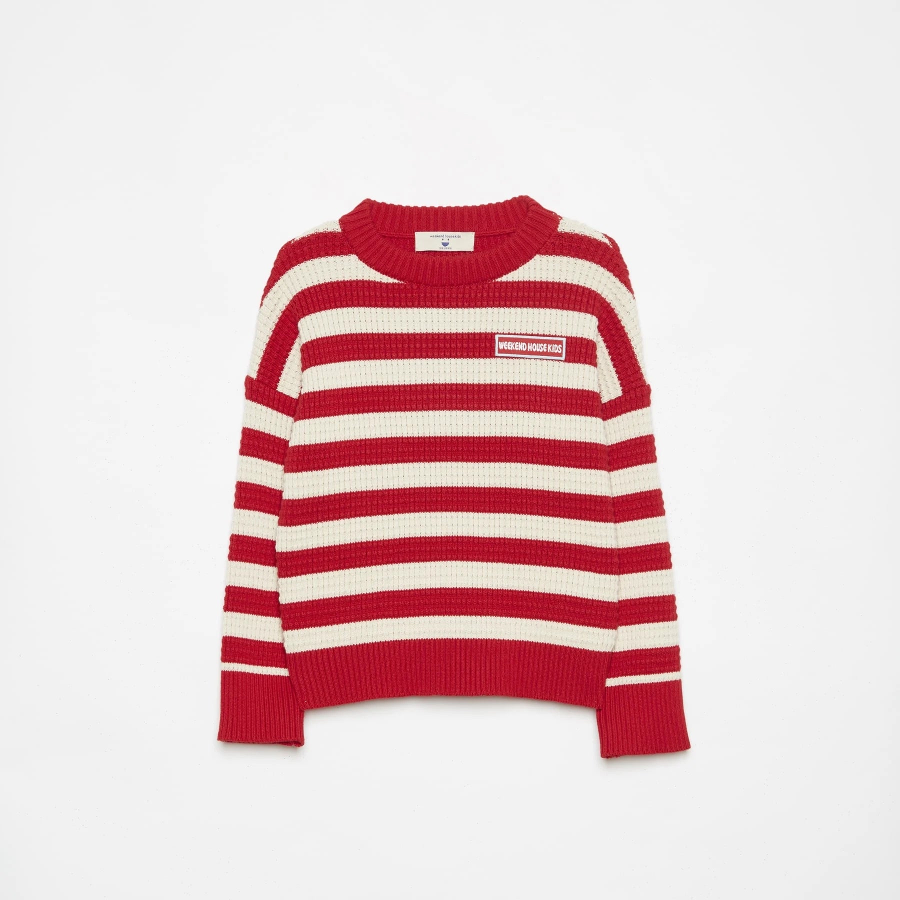 Boys & Girls Red Stripes Cotton Sweater