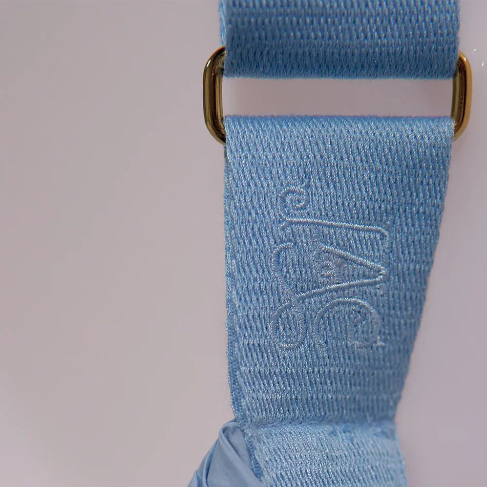 Women Light Blue'WHIPPED CREAM'Pleated Bag(35x25cm)