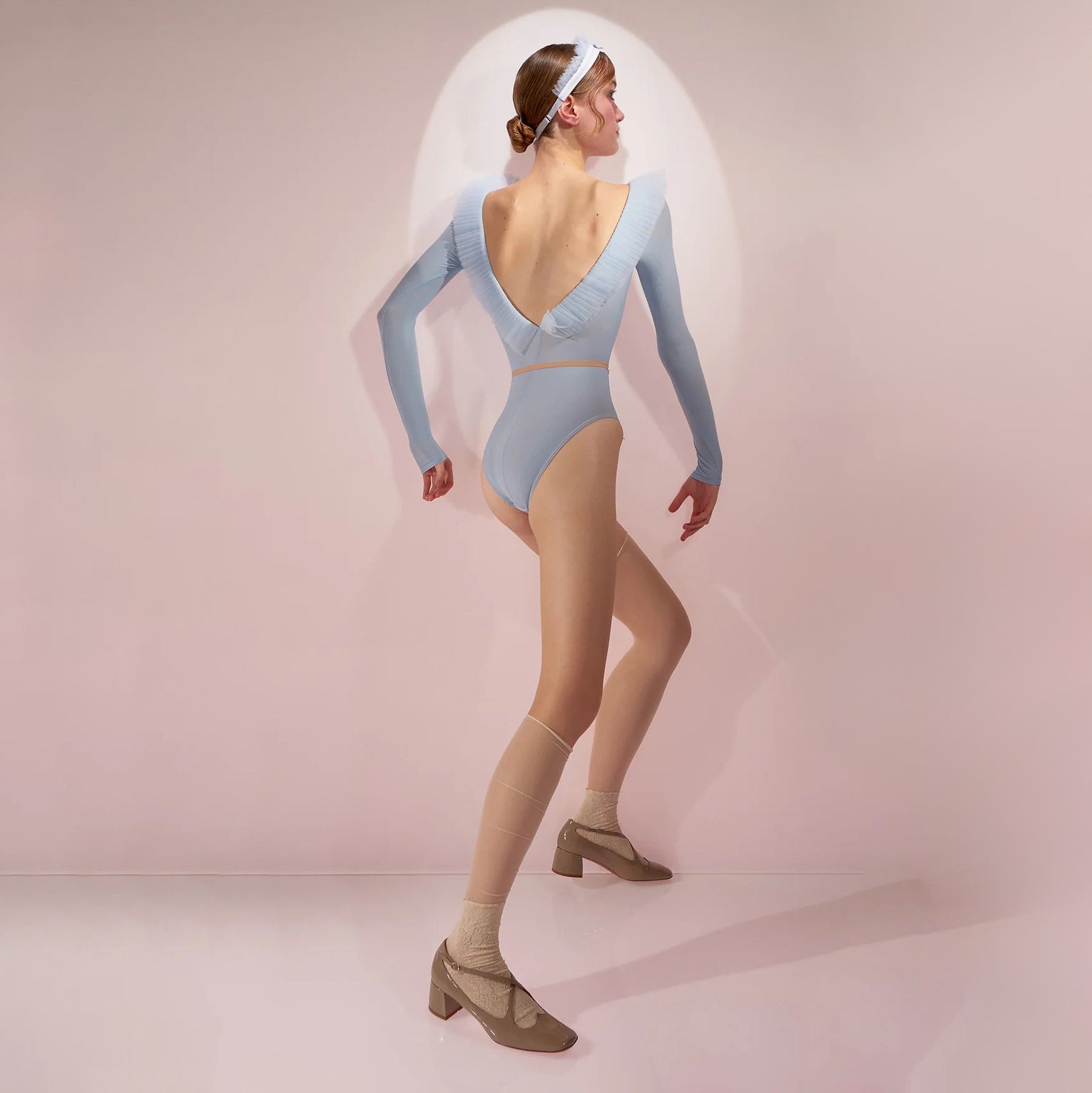 Women Light Blue'GRAND'Ballet Onesies(242LE83PV/baby blue)