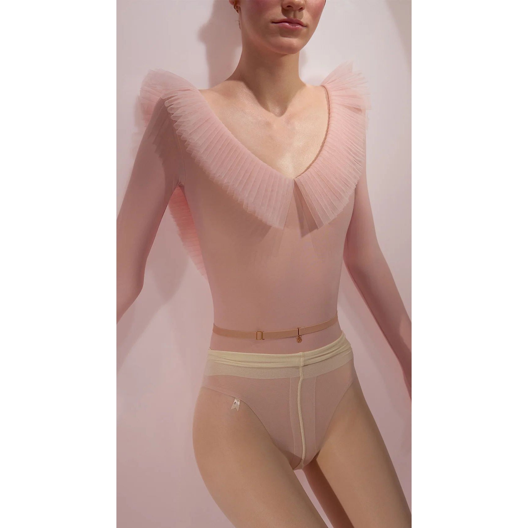 Women Pink'GRAND'Ballet Onesies(242LE83PV/baby blush)